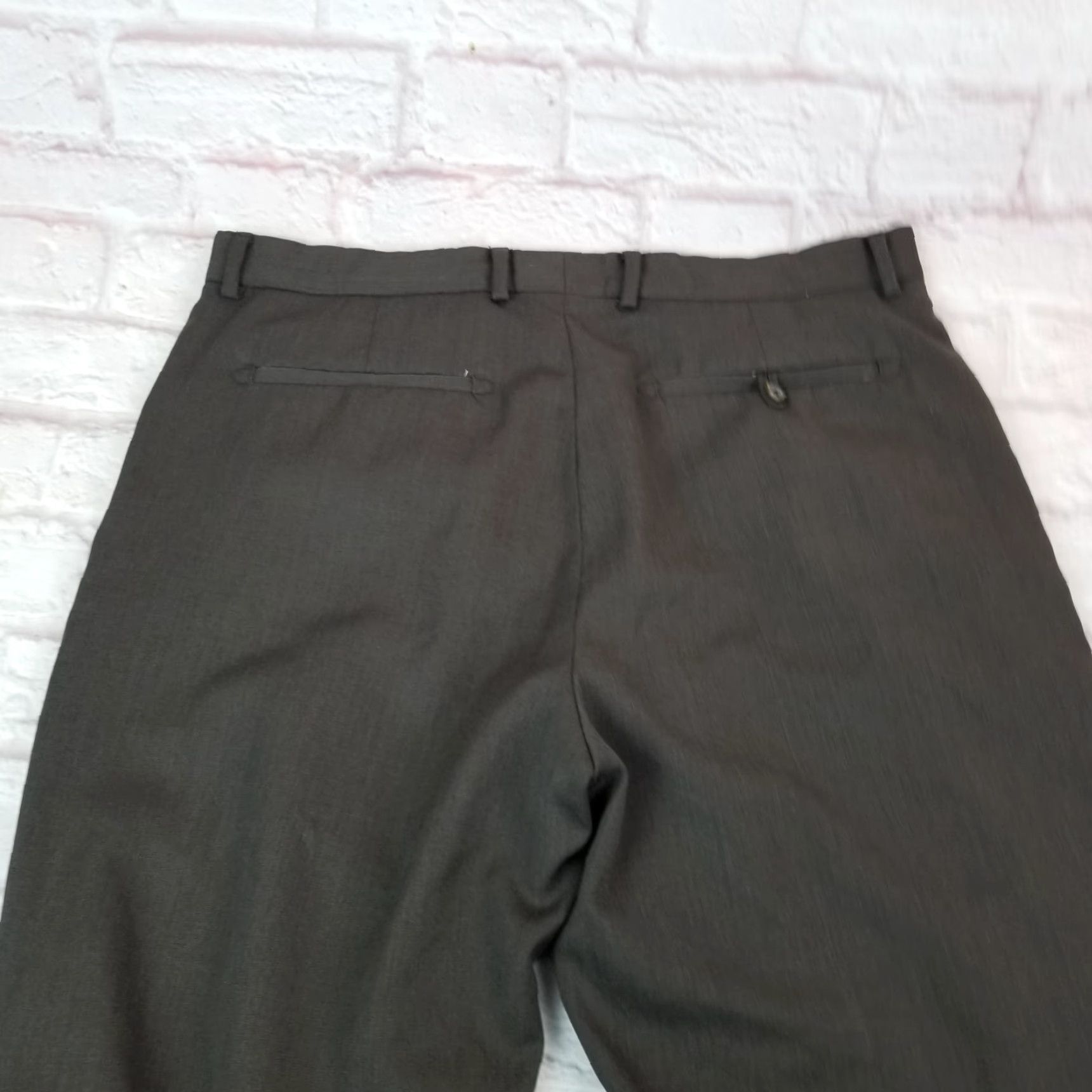 Banana Republic Banana Republic Pants Mens 38 x 31 Black Slacks Trousers Size US 38 / EU 54 - 4 Thumbnail