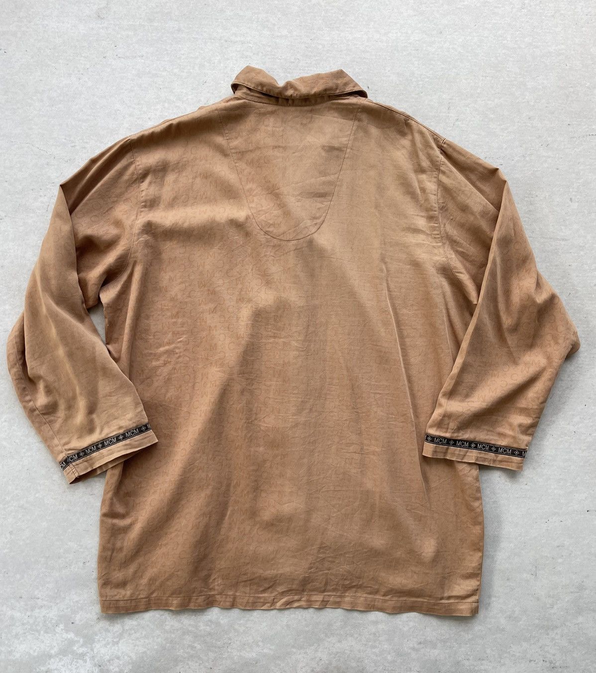 MCM 🔥VINTAGE MCM MONOGRAM BUTTON-UP LOUNGE SHIRT Size US L / EU 52-54 / 3 - 12 Thumbnail