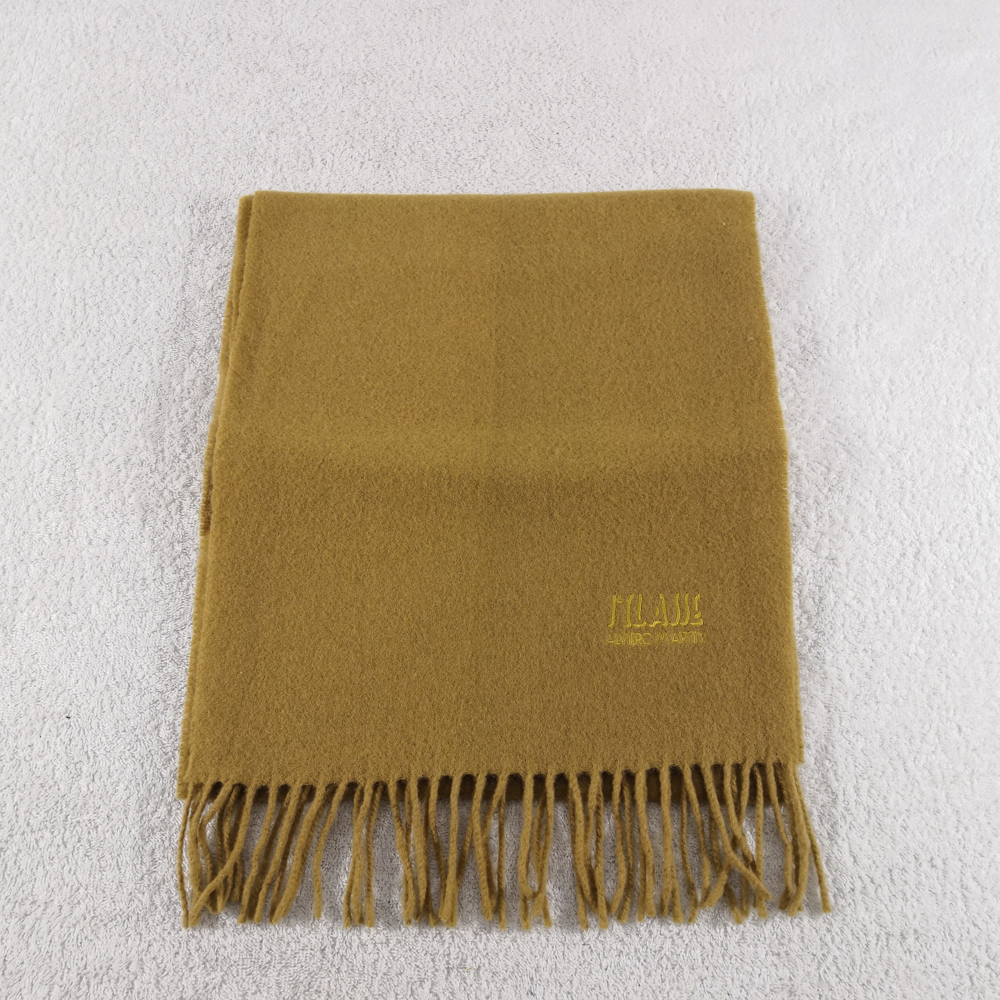 Alviero Martini Vintage Alviero Martini Scarf Muffler Wool Cashmere Scarves Size ONE SIZE - 2 Thumbnail