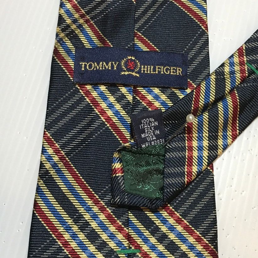 Tommy Hilfiger Tommy Hilfiger Plaid Italian Silk Classic Wide Necktie Size ONE SIZE - 5 Thumbnail