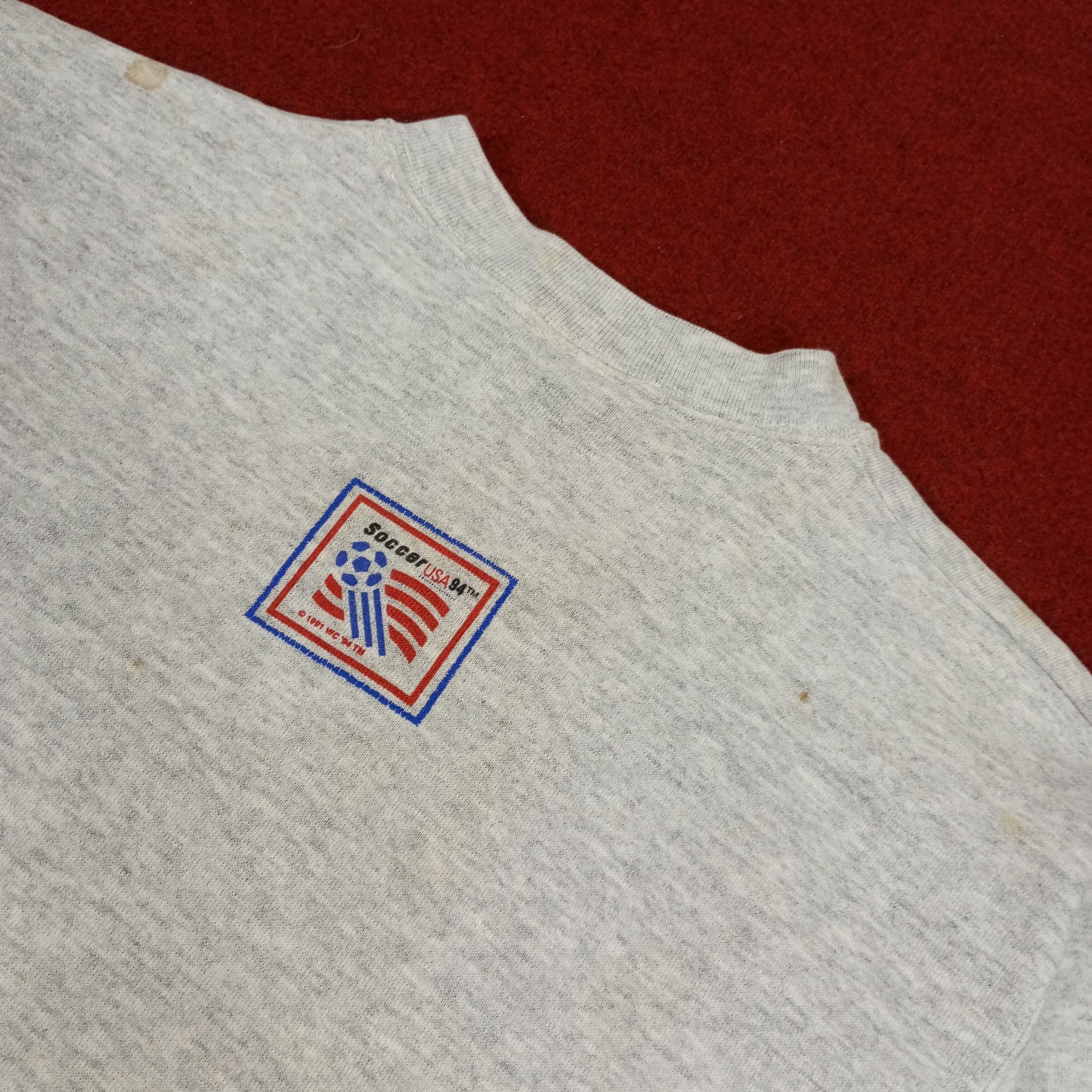 Vintage Soccer USA 94 Streetwear Style Vintage Sweatshirt Size US S / EU 44-46 / 1 - 4 Thumbnail