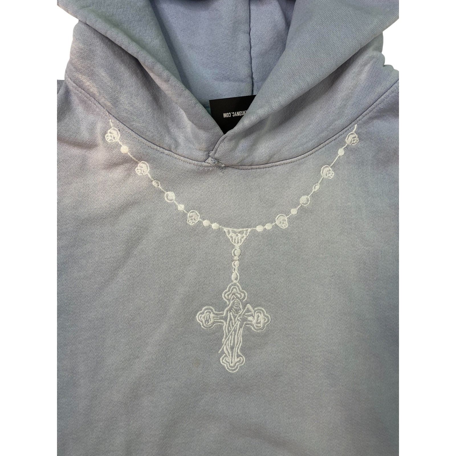 Warren Lotas Warren Lotas Cross Chain Baby Blue Hoodie Size US XL / EU 56 / 4 - 3 Thumbnail