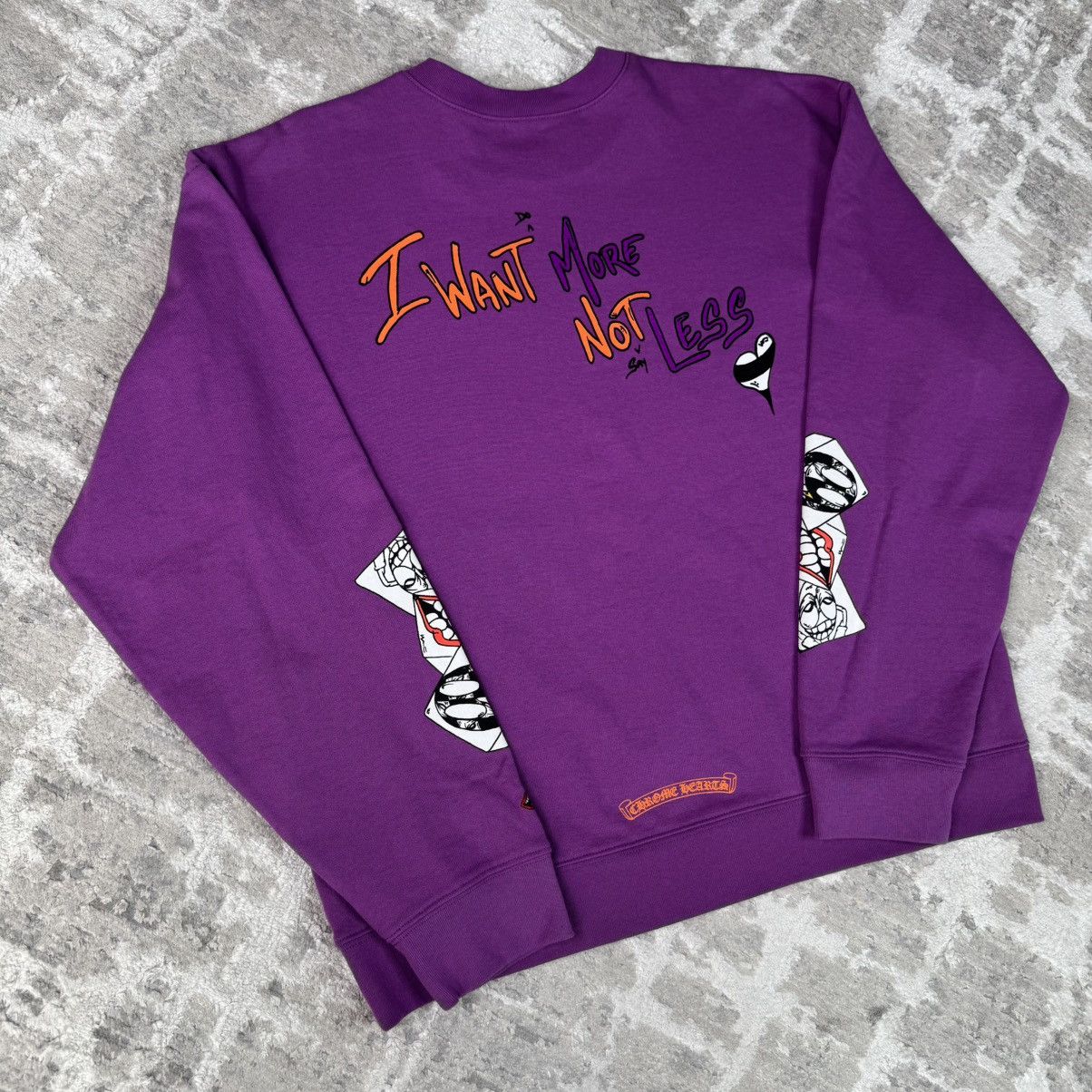 Chrome Hearts Matty boy want more pullover crewneck sweatshirt Size US L / EU 52-54 / 3 - 1 Thumbnail