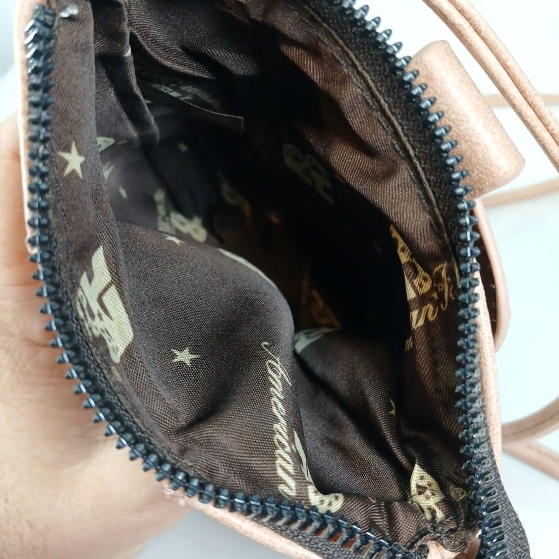 Vintage American Bling Western Crossbody Bag Taupe Faux Leather Studded Cell Phone Purse Small Women's Crossbody Size ONE SIZE - 4 Thumbnail