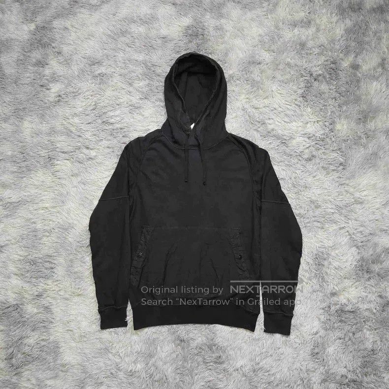 Stone Island Hooded Sweatshirt No Label L