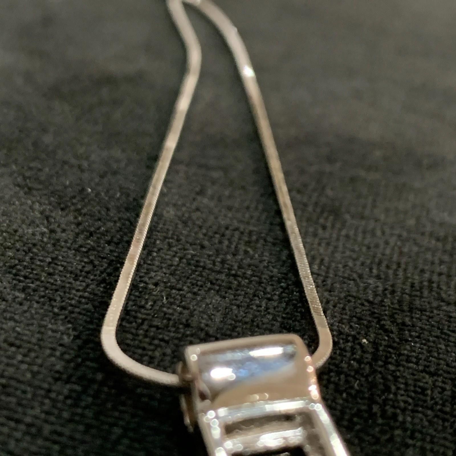 Signal Sport SIGAL 925, Smoky Quartz Cross & Italian Square Snake Chain Size ONE SIZE - 8 Thumbnail