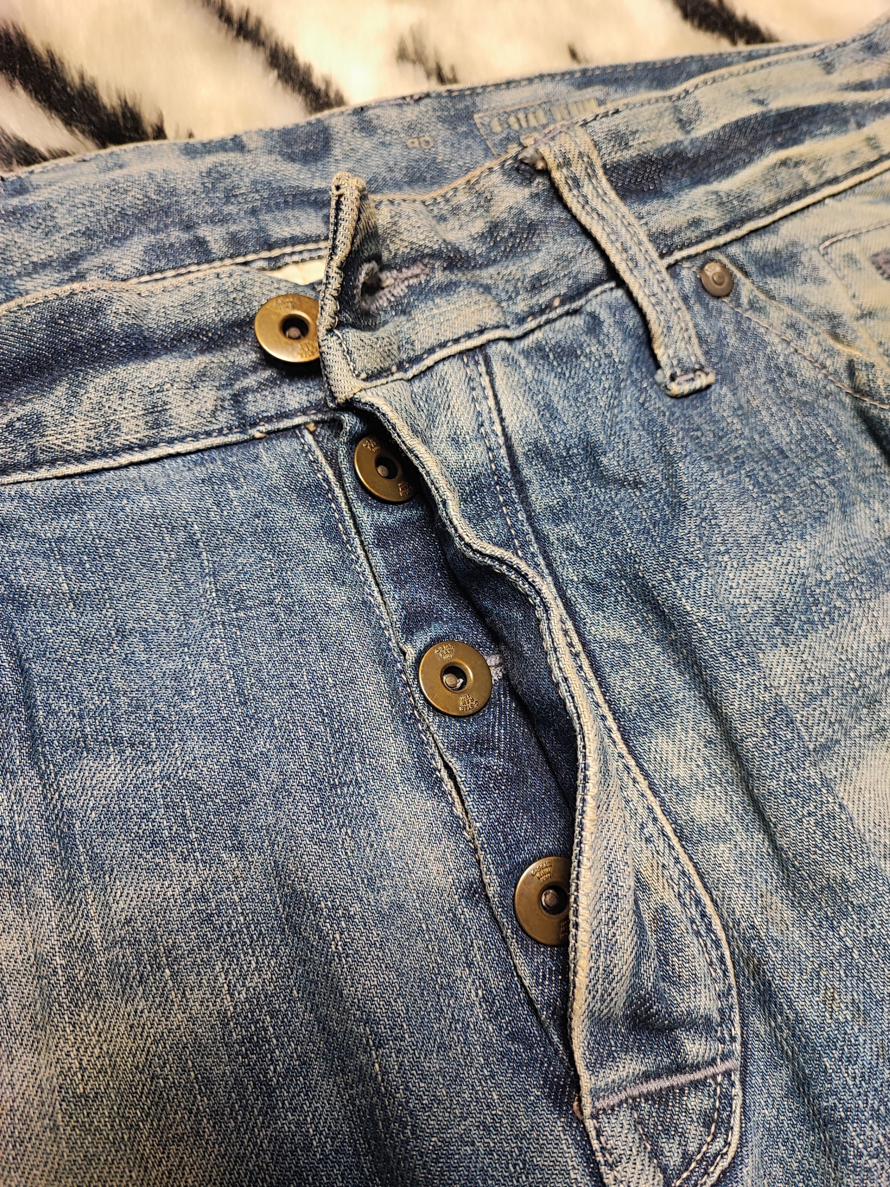 G-Star Distress Jeans by G Star Raw Cargo Biker 34x32 Size US 34 / EU 50 - 10 Thumbnail