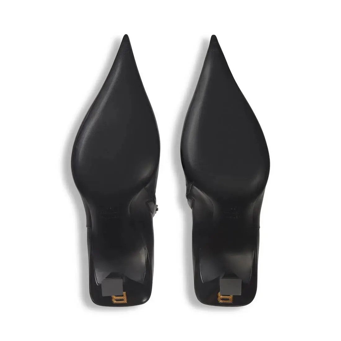 Balenciaga o1bcso1str0126 Hourglass 100mm Booties in Black in Black Size US 9 / IT 39 - 6 Thumbnail