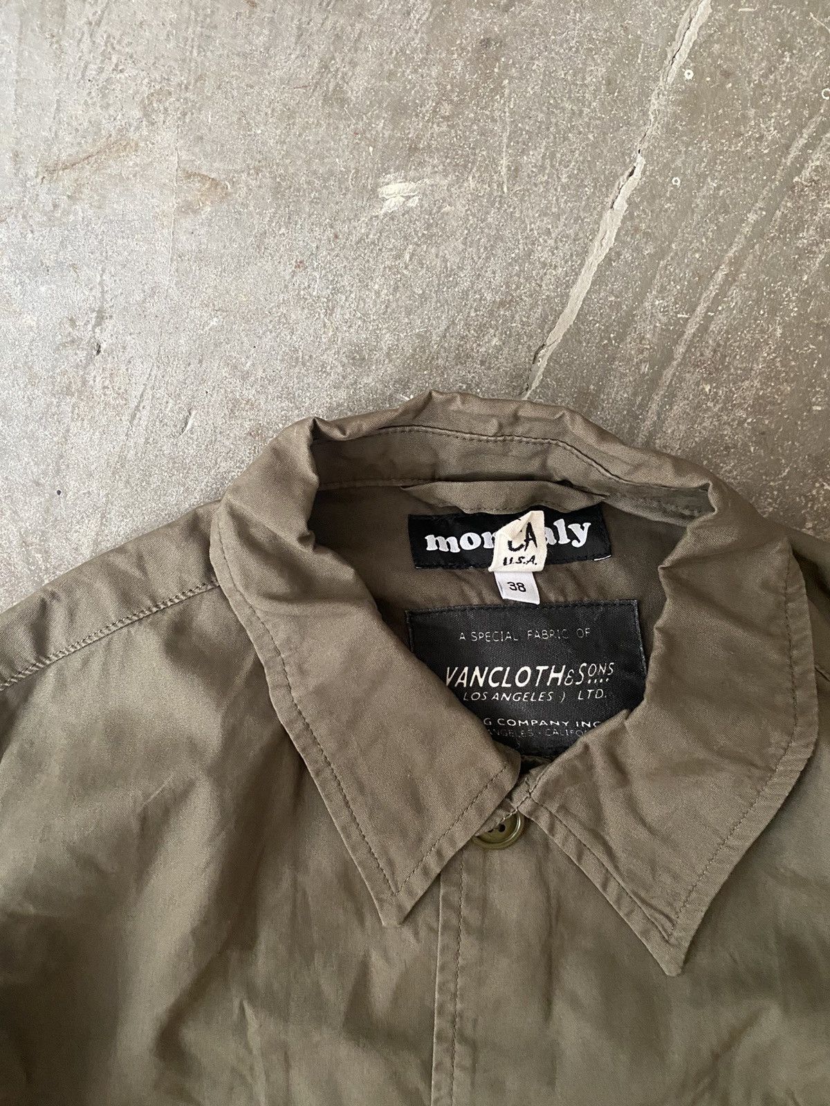 Monitaly Monitaly Military Shirt Kapital RRL 45r Engineered Garments Size US M / EU 48-50 / 2 - 2 Thumbnail