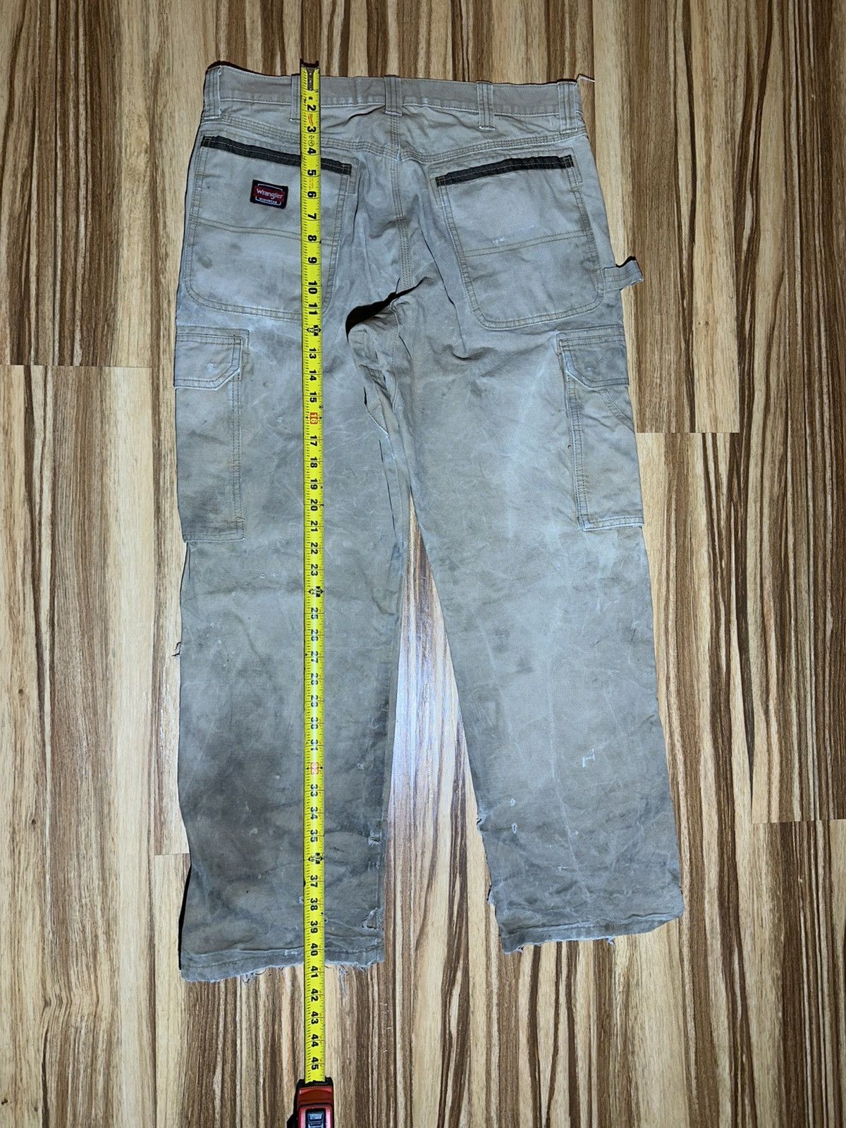 Wrangler Wrangler Tan Work Cargo Pants Size US 33 - 6 Thumbnail