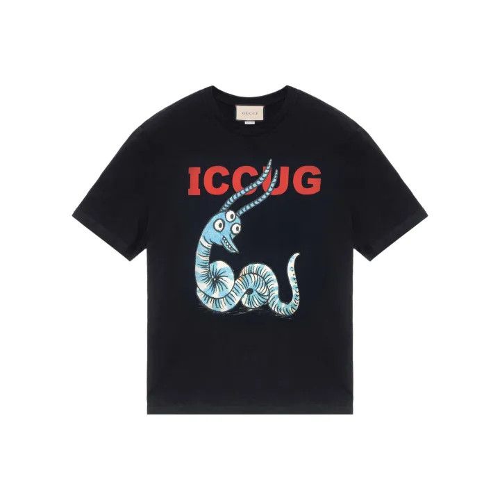 Gucci Gucci SS21 Graphic Short Sleeve T-Shirt Size US M / EU 48-50 / 2 - 1 Thumbnail
