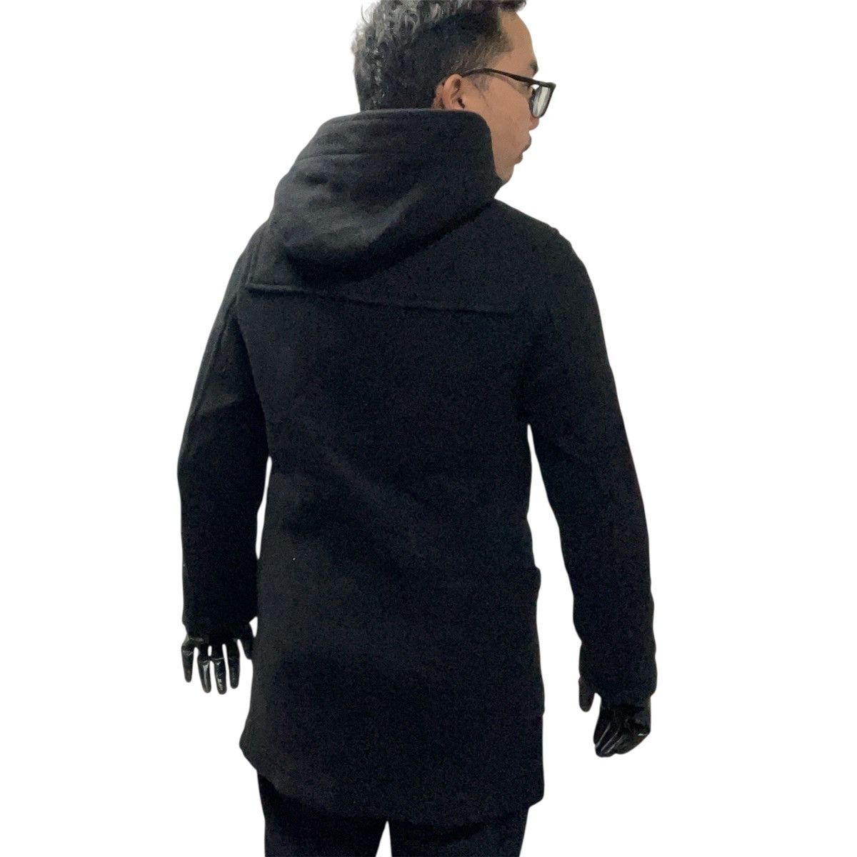 Uniqlo 🇯🇵 Vintage Uniqlo Wool Hooded Duffle Long Coat Button Jacket Size US M / EU 48-50 / 2 - 20 Thumbnail