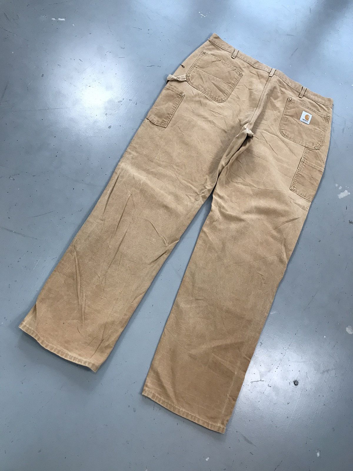 Carhartt × Vintage Vintage Carhartt straight fit double knee denim Size US 42 / EU 58 - 8 Thumbnail