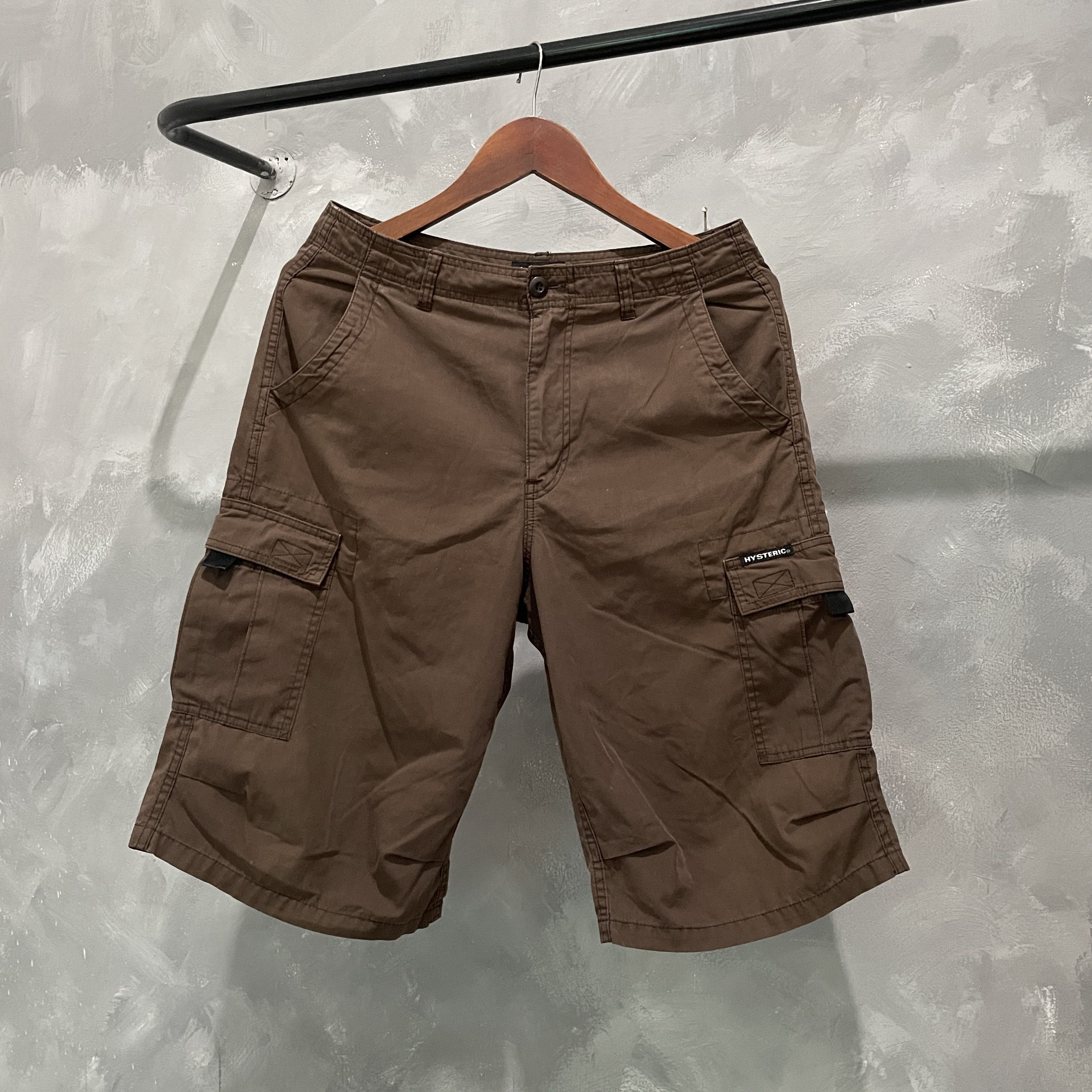 Hysteric Glamour Vintage Hysteric Glamour Brown Cargo Short Size US 31 - 1 Thumbnail