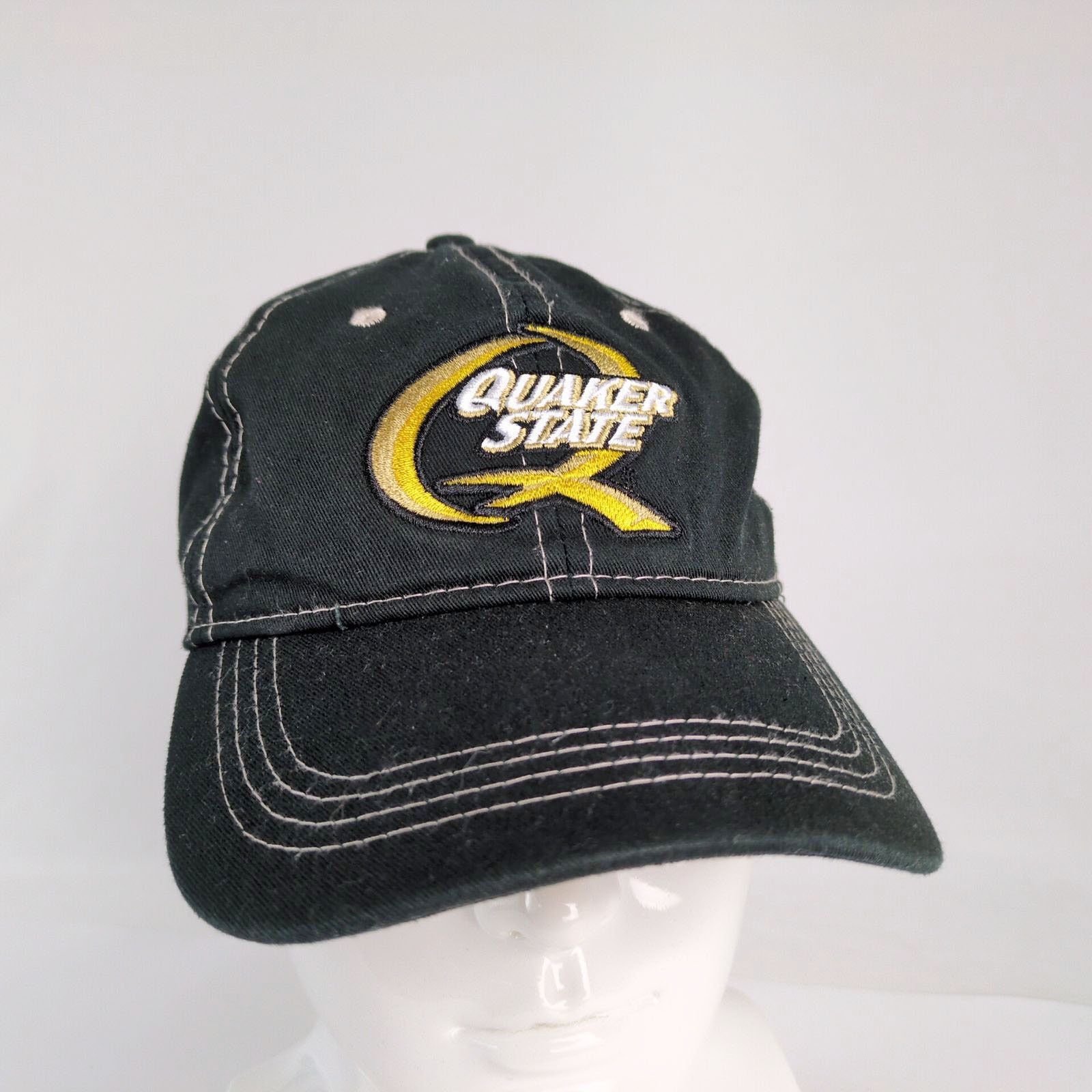 Other Quaker State Black Baseball Hat Ball Cap America Racing Cars Size ONE SIZE - 2 Thumbnail