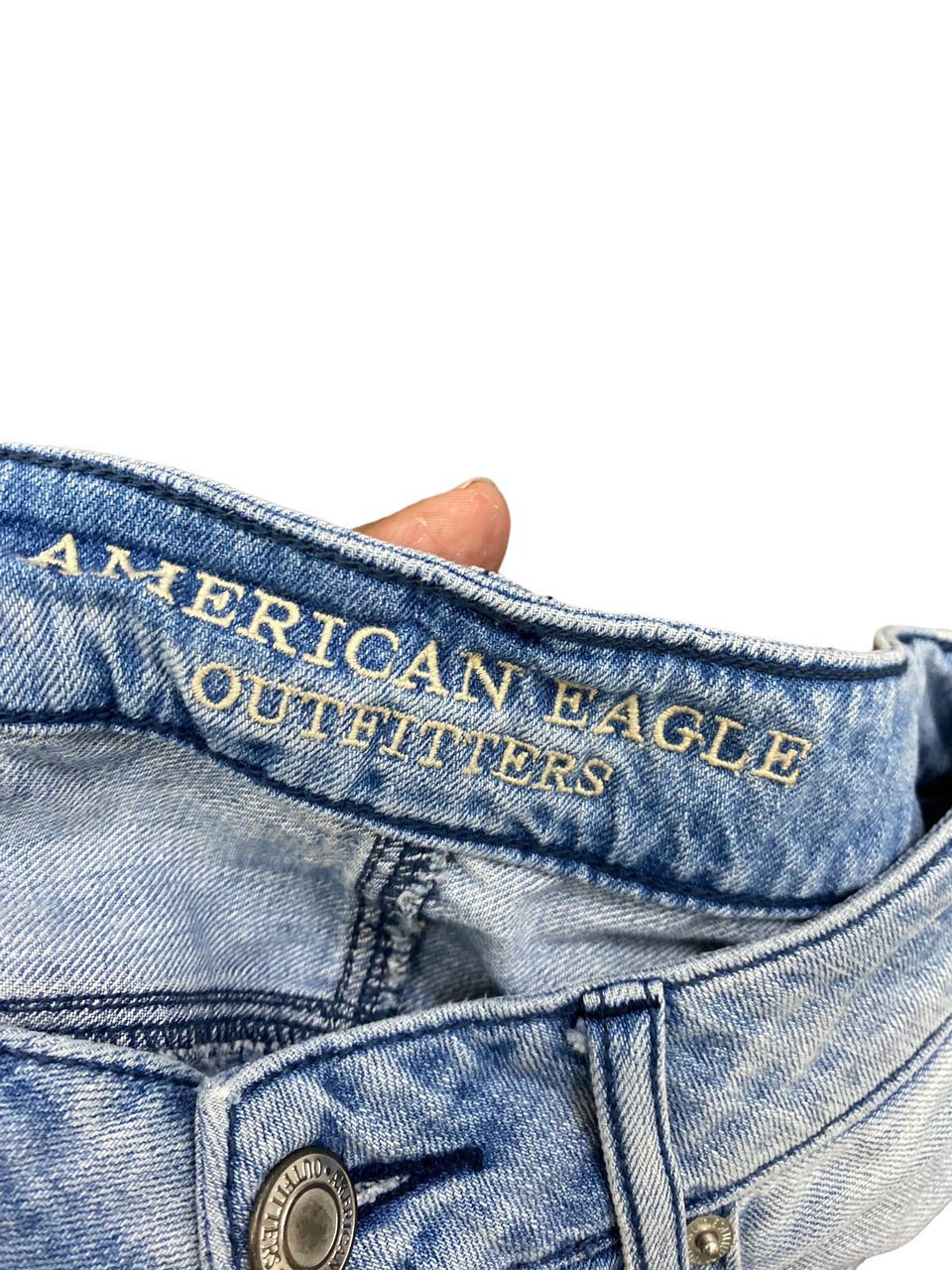 American Eagle Outfitters 💥BEST OFFER💥AMERICAN EAGLE TOMGIRL DISTRESSED DENIM Size 28" / US 6 / IT 42 - 4 Thumbnail