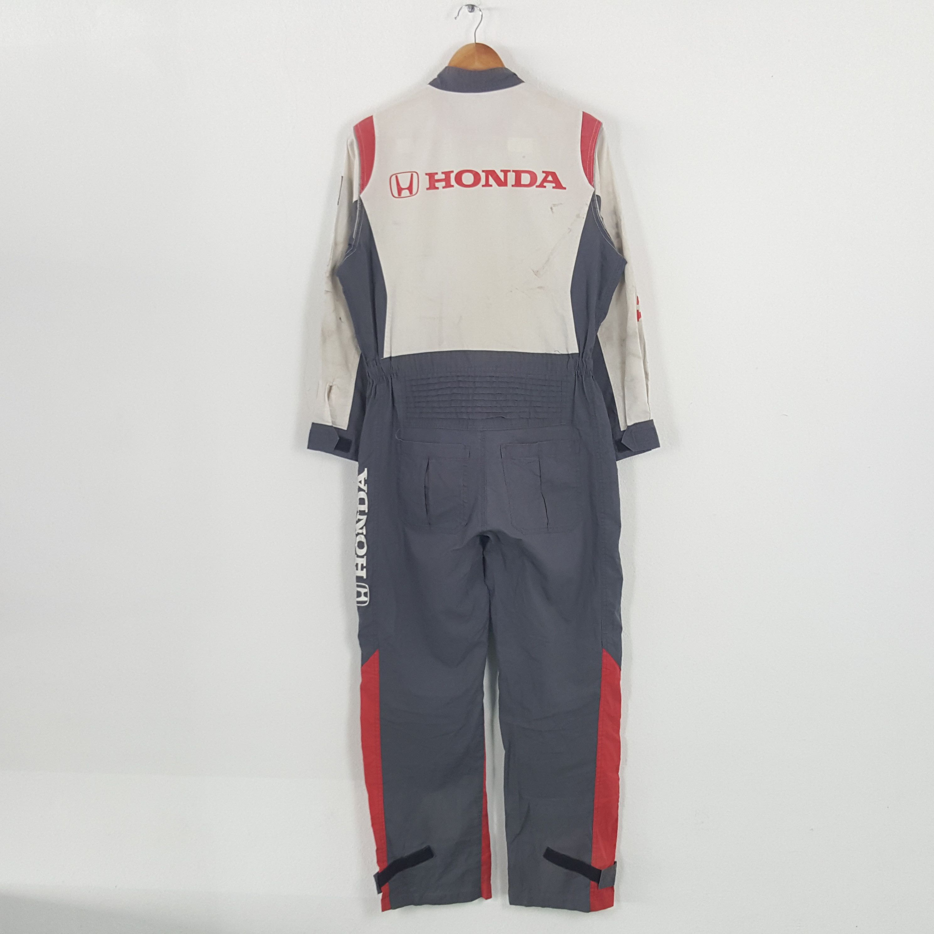 Honda × Vintage Vintage Honda Japanese Racing Team Workwear Coverall Jacket Size US M / EU 48-50 / 2 - 6 Thumbnail