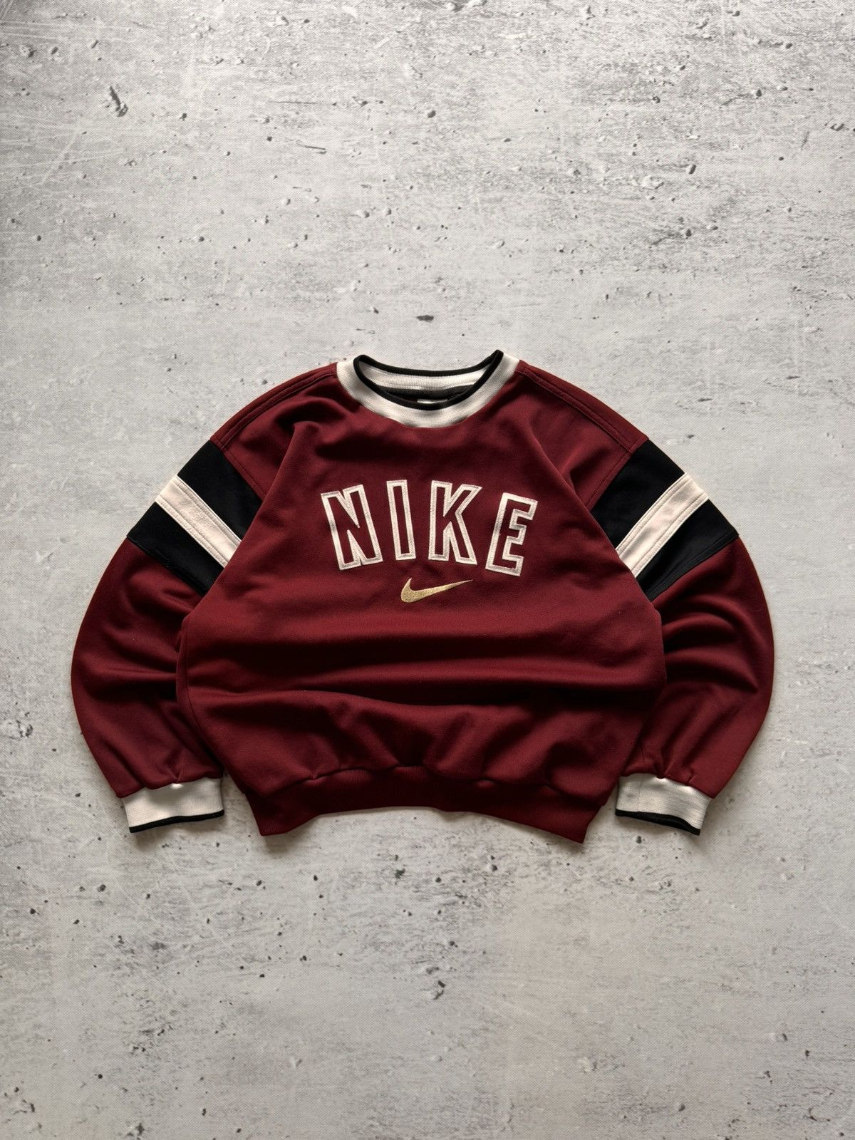 Nike × Vintage NIKE VINTAGE CENTER LOGO OVERSIZE BOXY SWEATSHIRT Size US XS / EU 42 / 0 - 1 Thumbnail