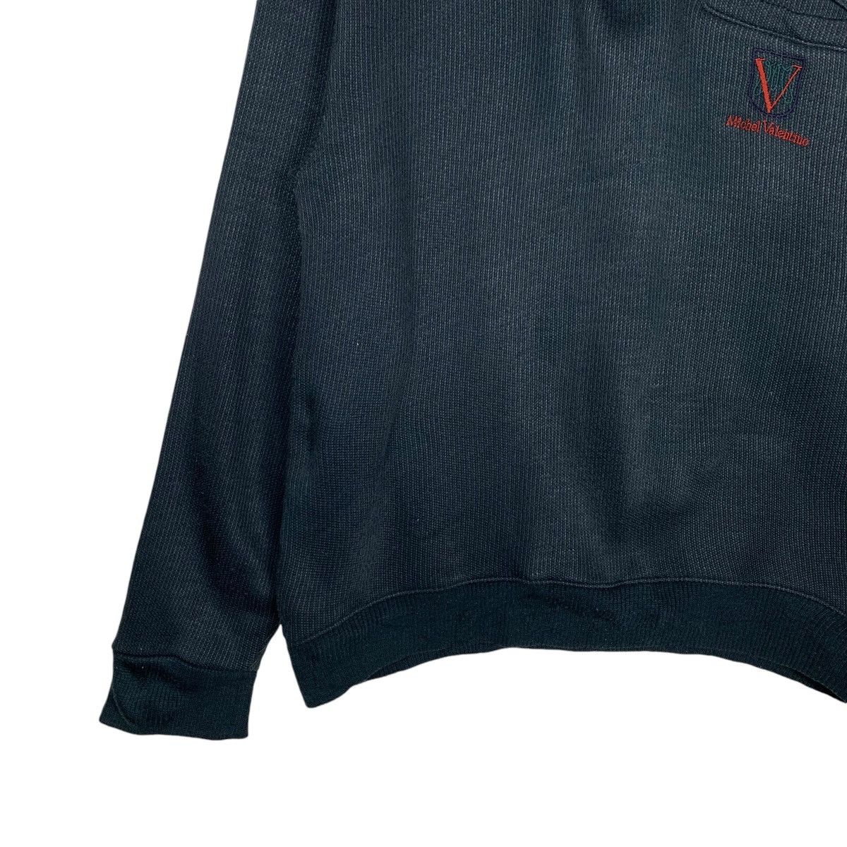 Japanese Brand MICHEL VALENTINO Single Pocket Polo Sweatshirt #1539-C69 Size US S / EU 44-46 / 1 - 3 Thumbnail