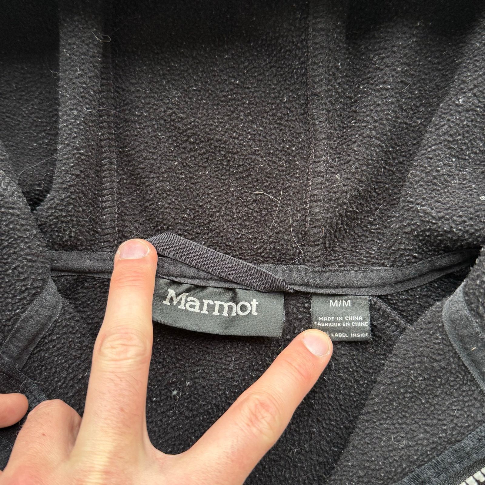 Marmot Marmot Burnt Black Fleece Full Zip Hoodie Sz M Size US M / EU 48-50 / 2 - 3 Thumbnail