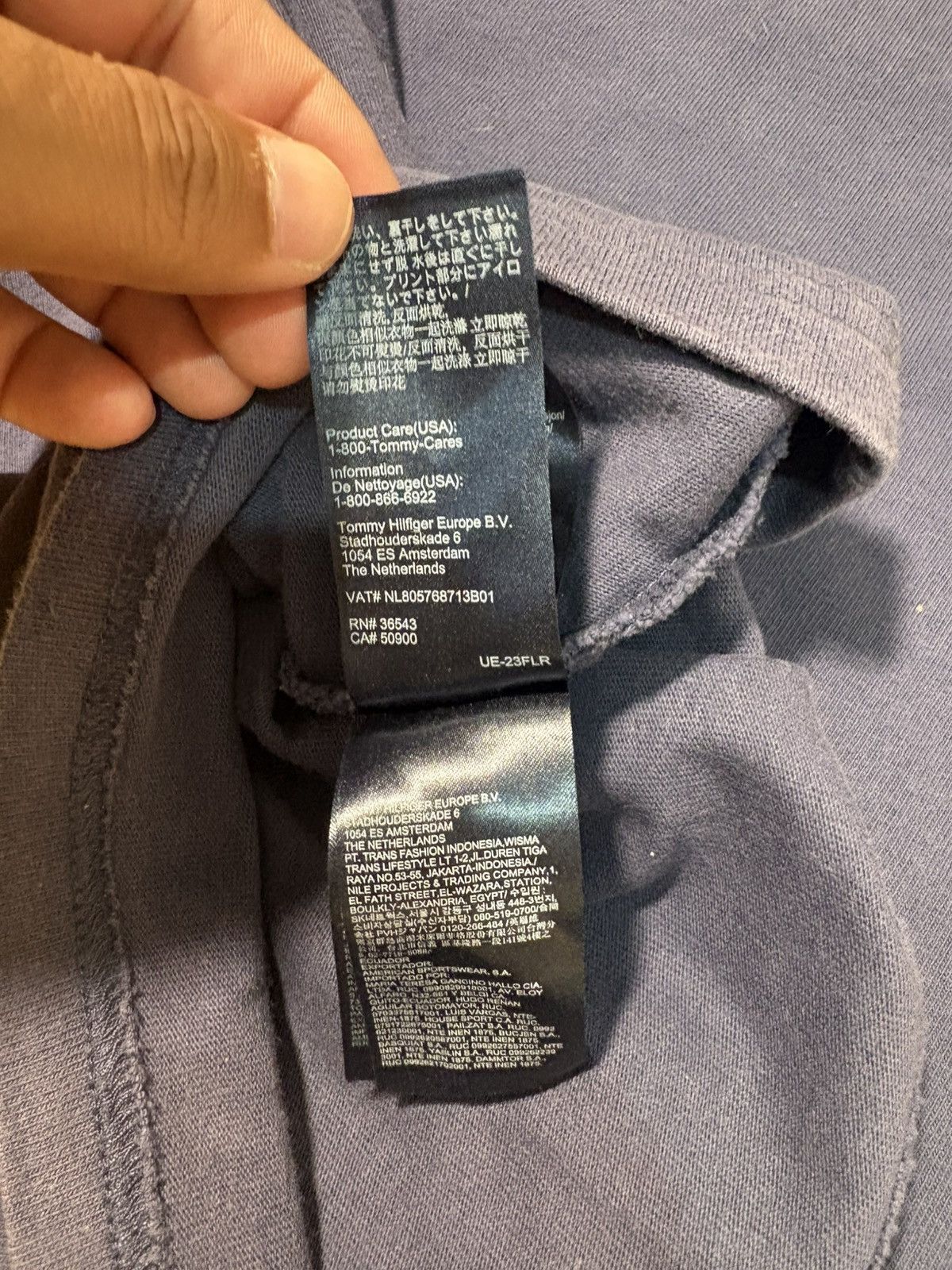Tommy Jeans Tommy Jeans 2018 Center Graphic Mock-Layer Ringer Tee Size L Size US L / EU 52-54 / 3 - 10 Thumbnail