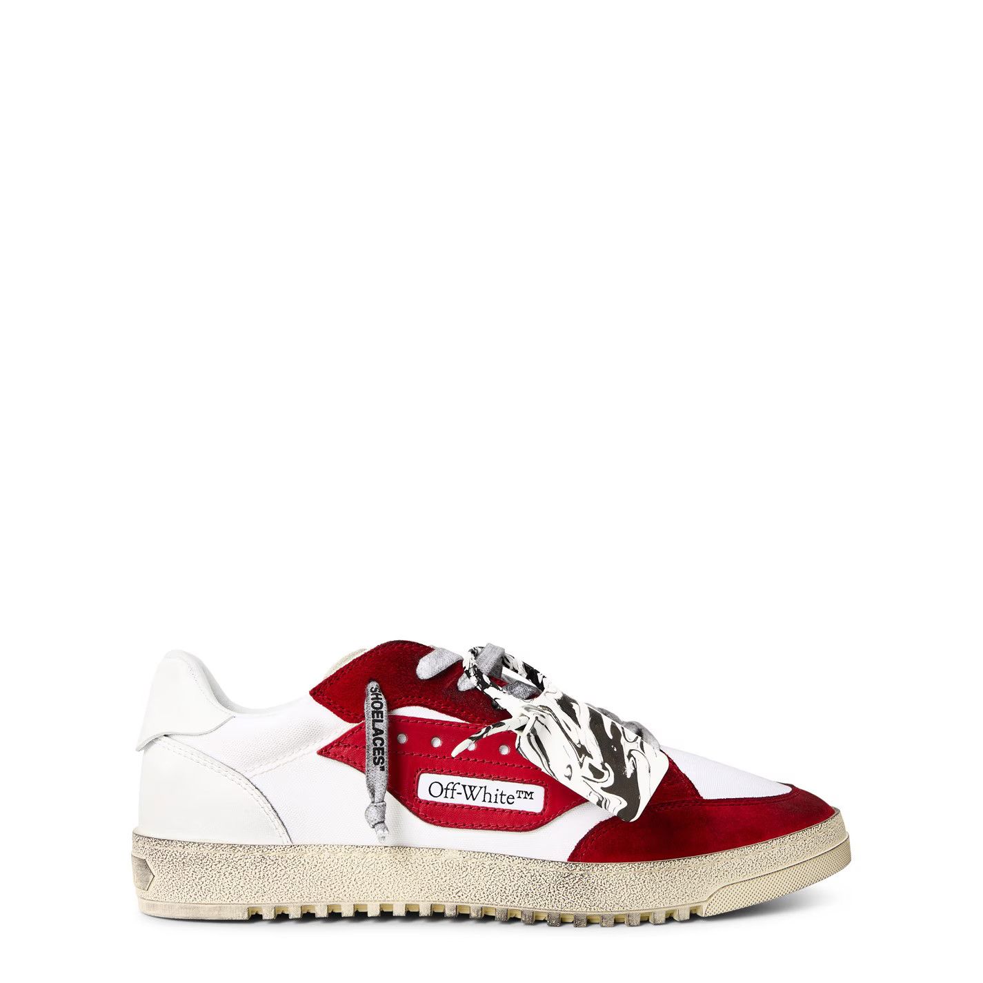 Off-White o1g2r1mq0226 Low-Top Trainers in White/Red Size US 13 / EU 46 - 1 Thumbnail