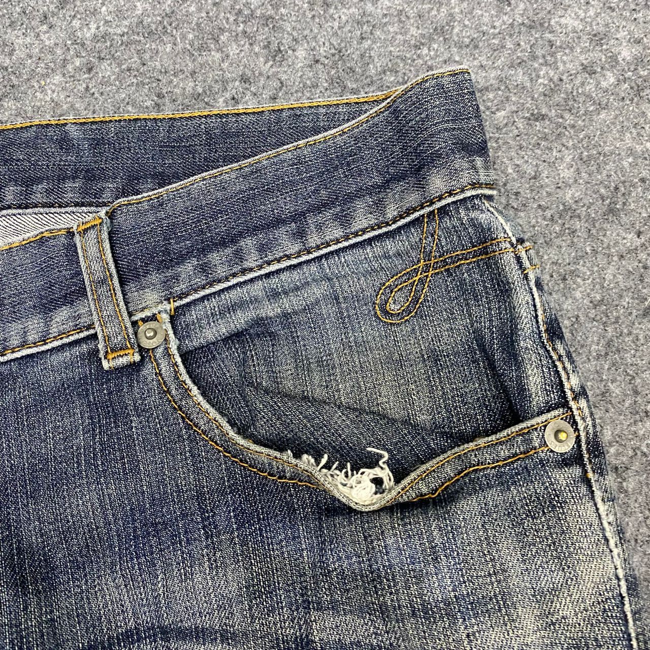 If Six Was Nine 💥Best Offer💥Vintage Joseph Homme Flare Distressed Denim Size US 36 / EU 52 - 10 Thumbnail