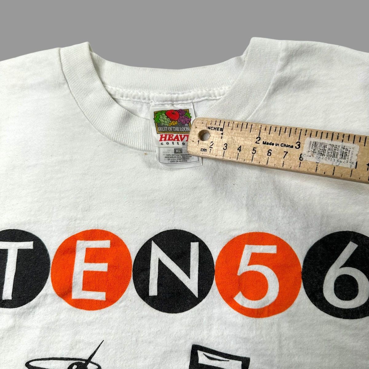 Vintage Vintage 90s ten56 tshirt Size US XL / EU 56 / 4 - 3 Thumbnail