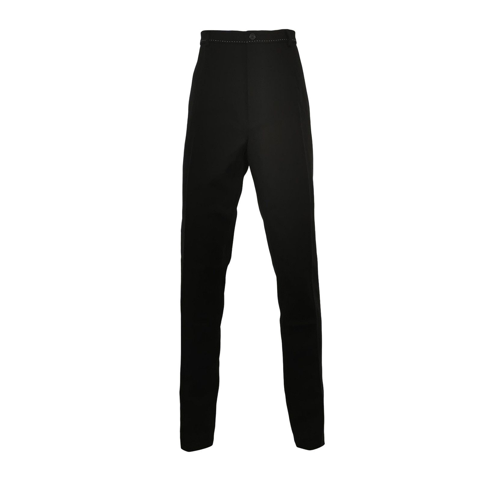 Dolce & Gabbana Dolce & Gabbana Black Cotton Casual Pants Size 52 Size US 36 / EU 52 - 1 Thumbnail