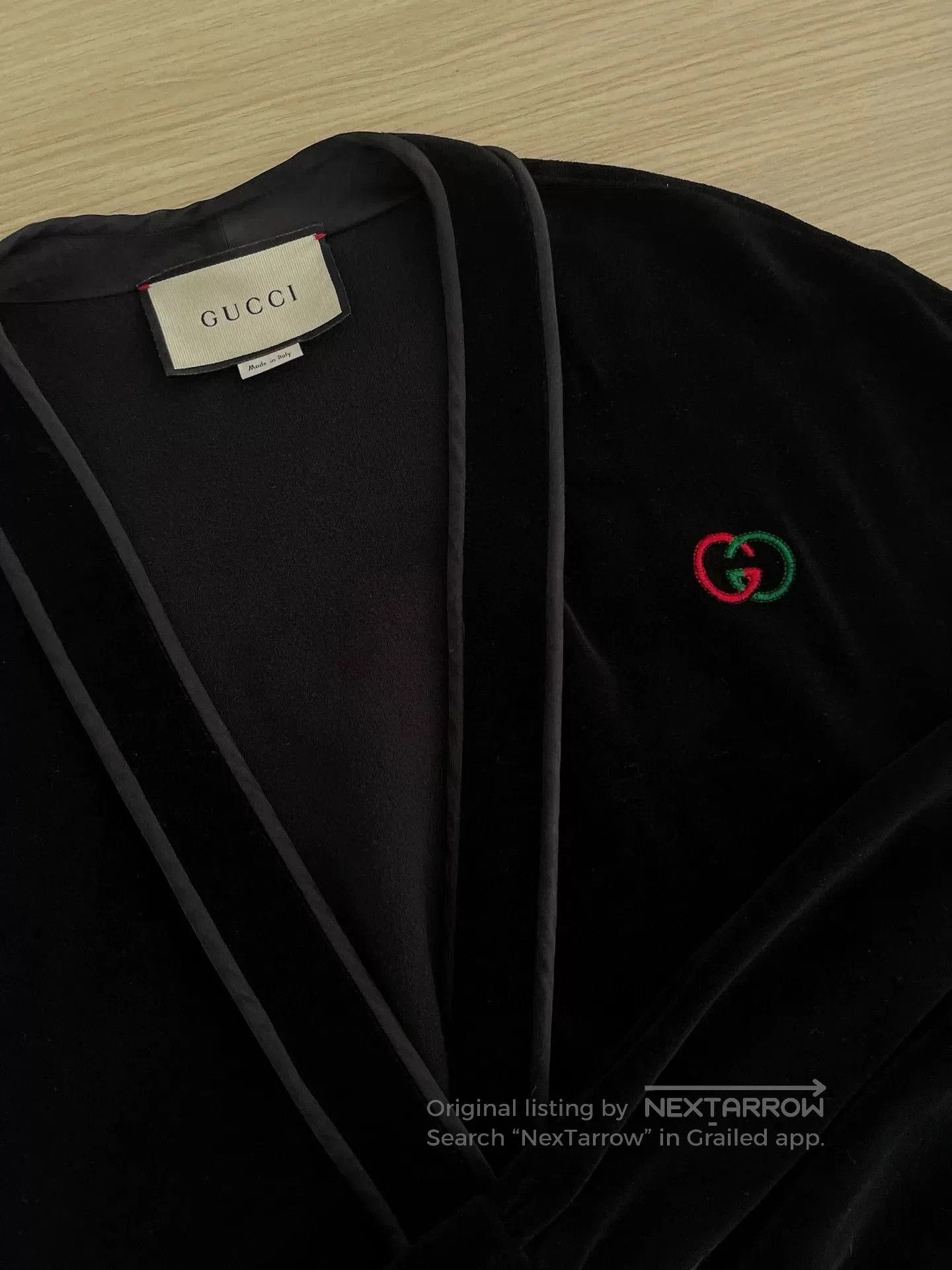 Gucci Gucci Black Velvet Cardigan XXS. Size US XXS / EU 40 - 4 Thumbnail