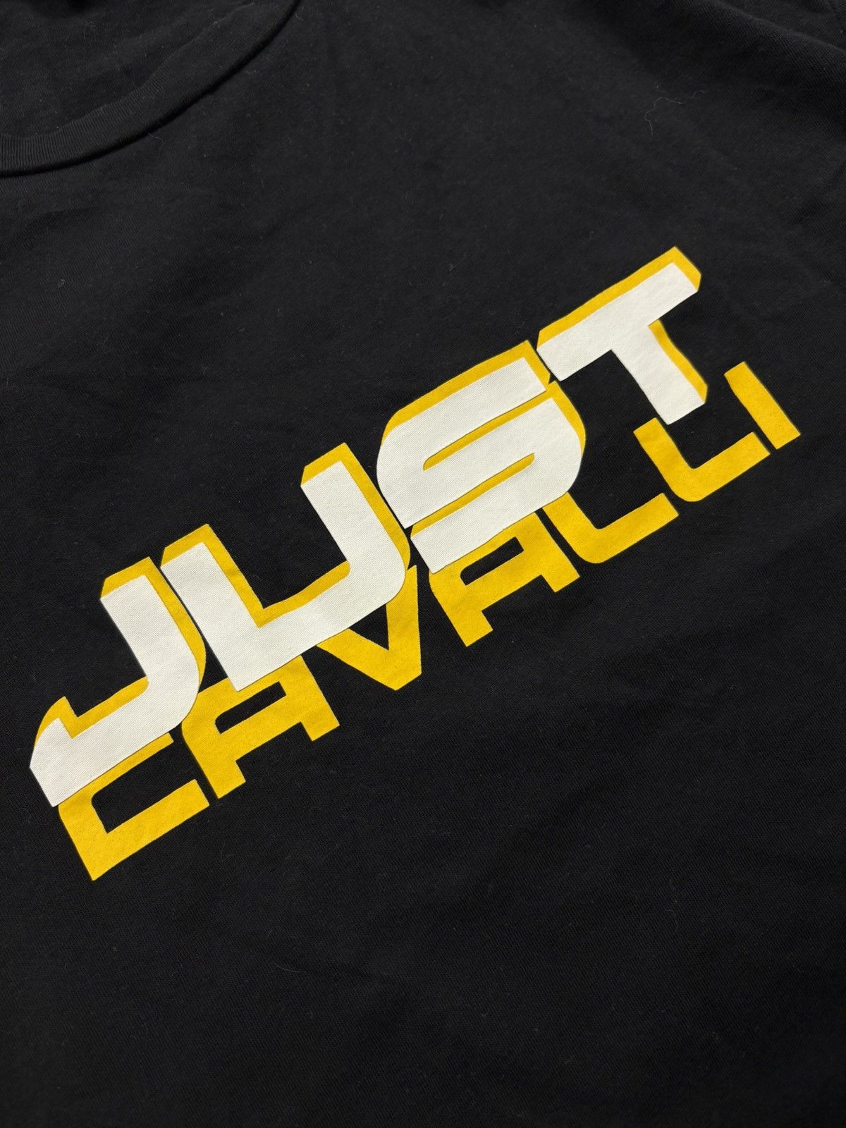 Just Cavalli JUST CAVALLI Hype Big 3D Logo Longsleeve Tshirt Luxury Y2k Size US XL / EU 56 / 4 - 5 Thumbnail