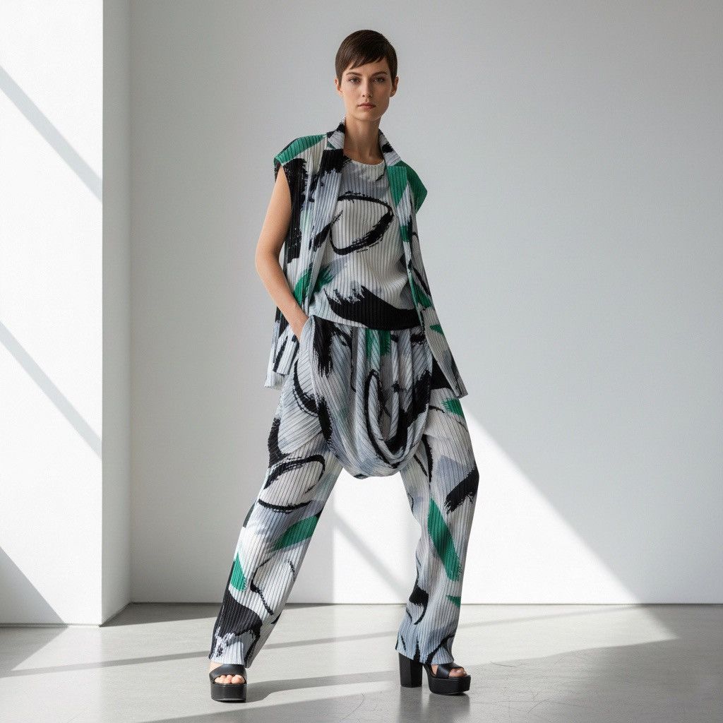 Issey Miyake Pleatme Pleats Please Issey Miyake Inspiration Top Size ONE SIZE - 4 Thumbnail