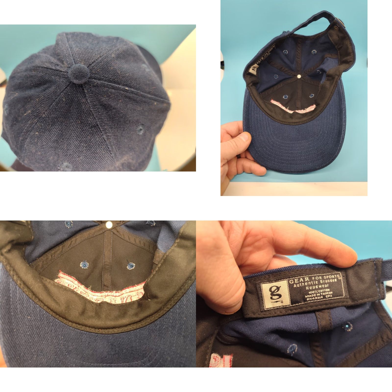 NHL VINTAGE Gear For Sports Montreal Canadiens Baseball Cap One Size Blue Adult NHL Y2K Adjustable Hat Mens Size ONE SIZE - 8 Thumbnail