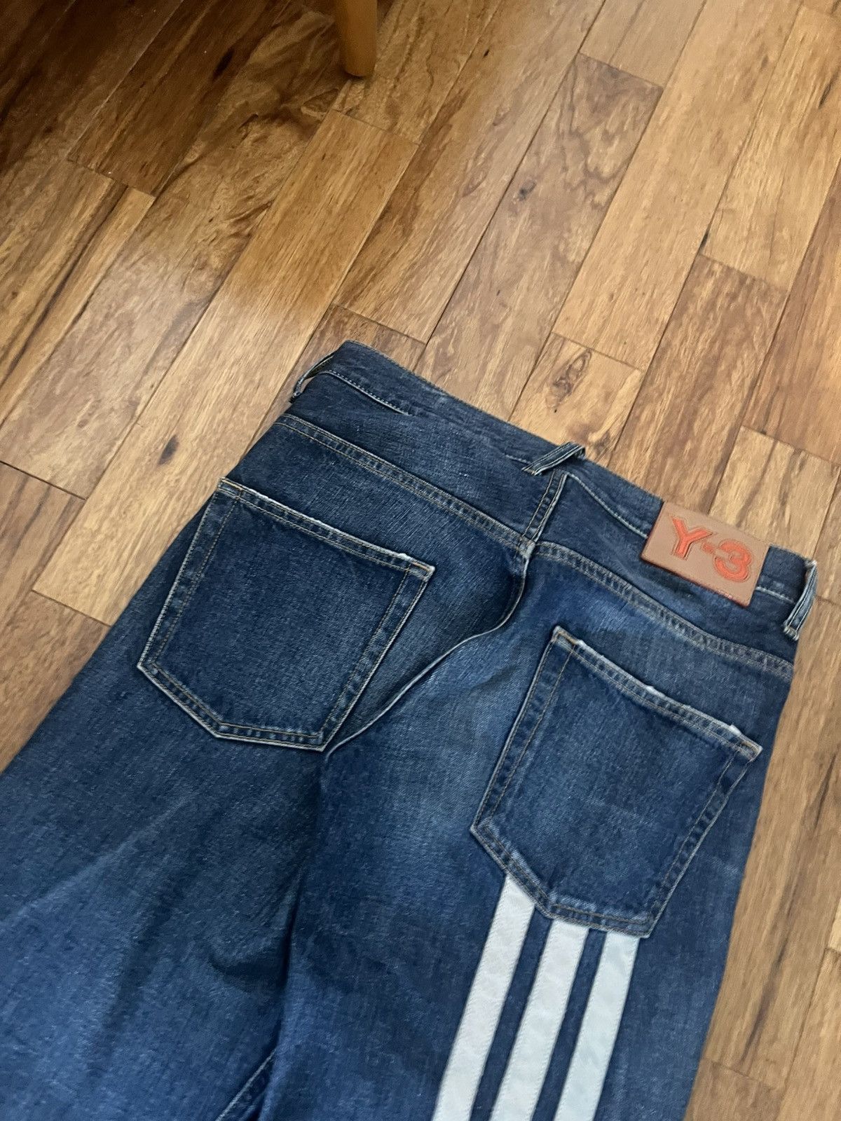Y-3 2005 y-3 striped jeans Size US 30 / EU 46 - 3 Thumbnail