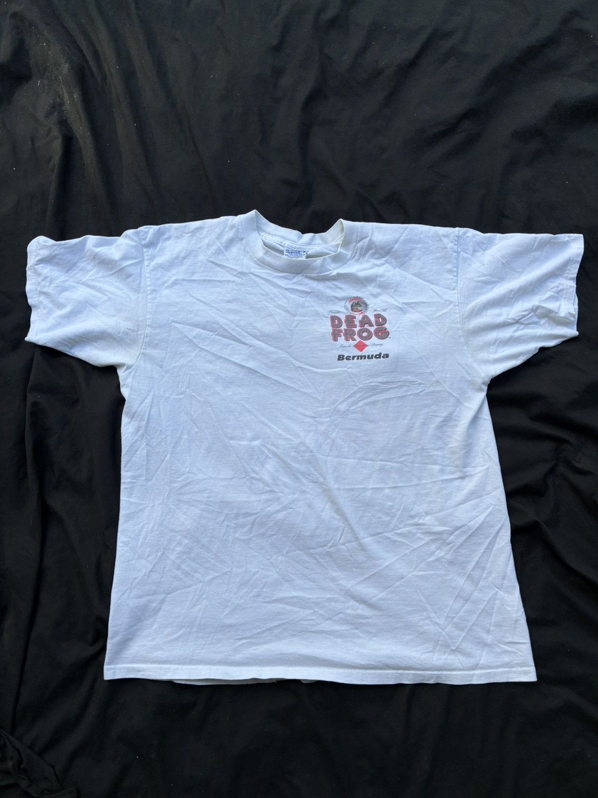 Other Vintage Dead Frog Bermuda T-Shirt Size US XL / EU 56 / 4 - 1 Thumbnail