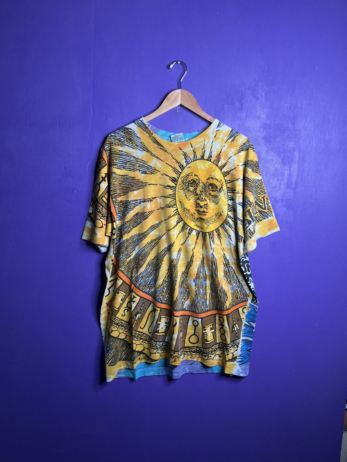 Liquid Blue × Vintage Vintage 90s Liquid blue sun/moon AOP t-shirt Size US XL / EU 56 / 4 - 1 Thumbnail