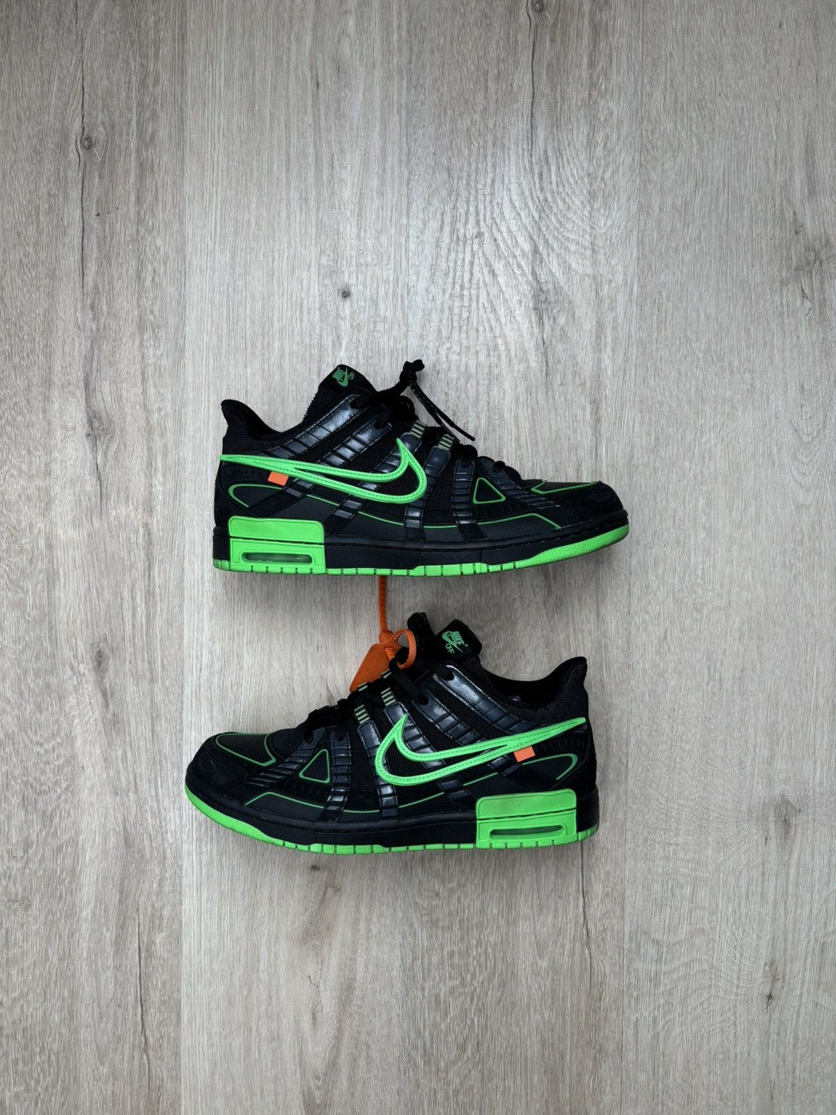 Nike × Off-White Off-White x Nike Air Rubber Dunk 'Green Strike" Size US 12 / EU 45 - 1 Thumbnail