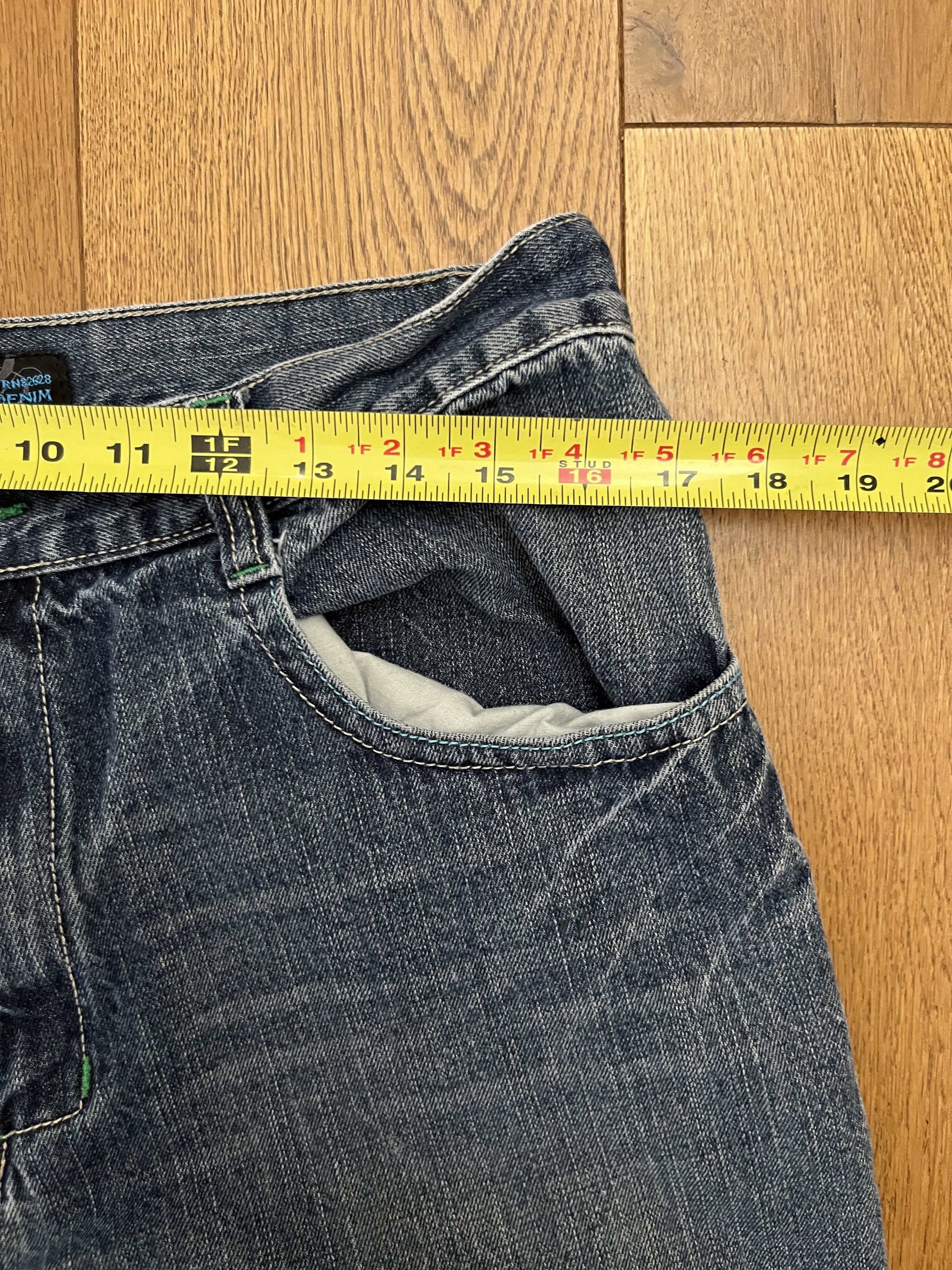 Southpole Vintage Y2K Southpole Signature Series Teal Stitch Jeans 34 Size US 34 / EU 50 - 10 Thumbnail