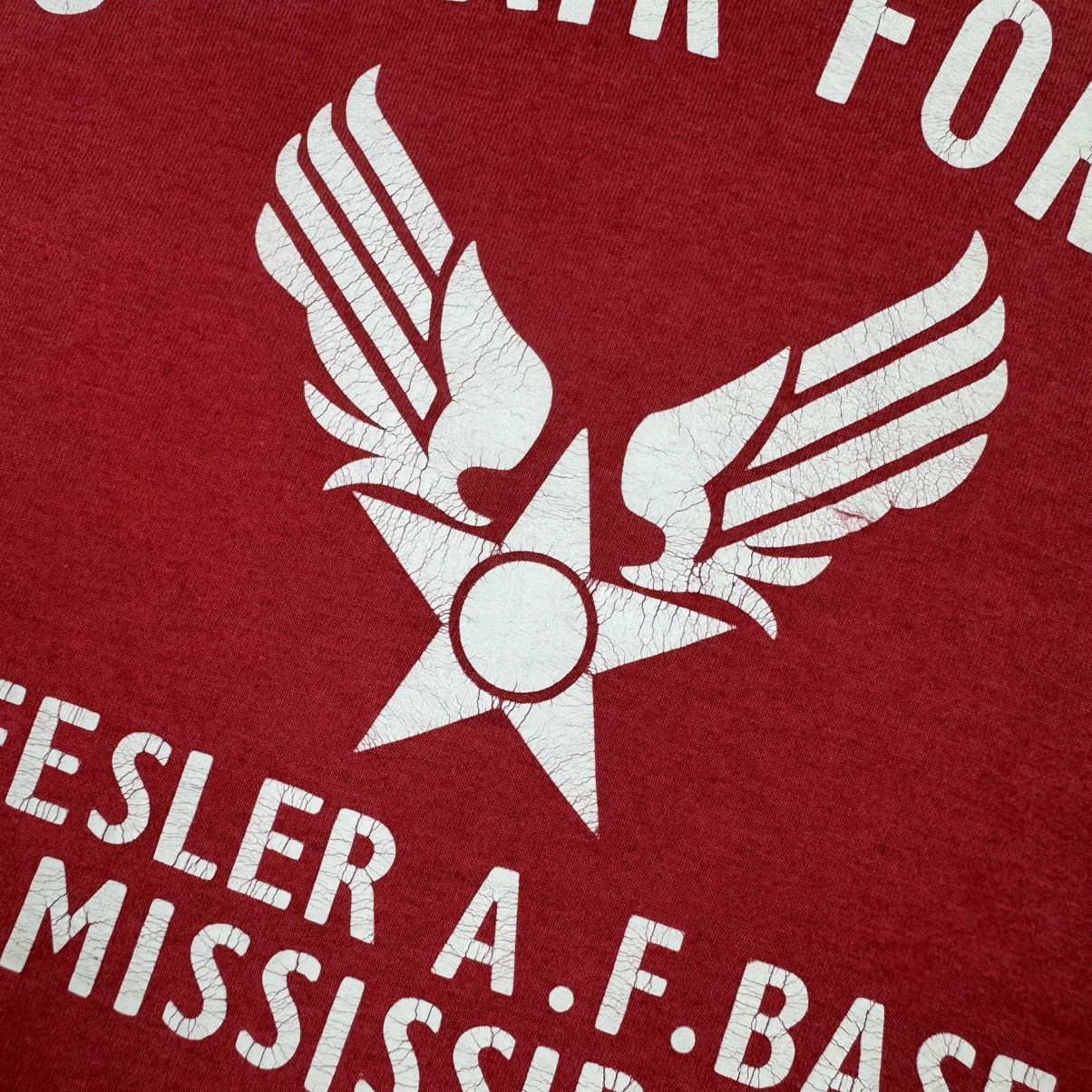 Vintage Vintage 80’s U.S. Air Force Keesler A.F Base Mississippi Tee Size US M / EU 48-50 / 2 - 8 Thumbnail