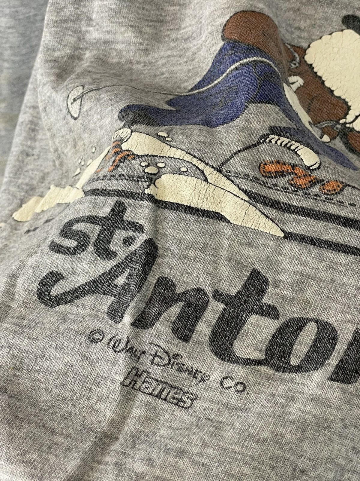 Hanes Vintage 90s Disney St.Anton Ski Y2K Crewneck Sweatshirt Size US XL / EU 56 / 4 - 9 Thumbnail