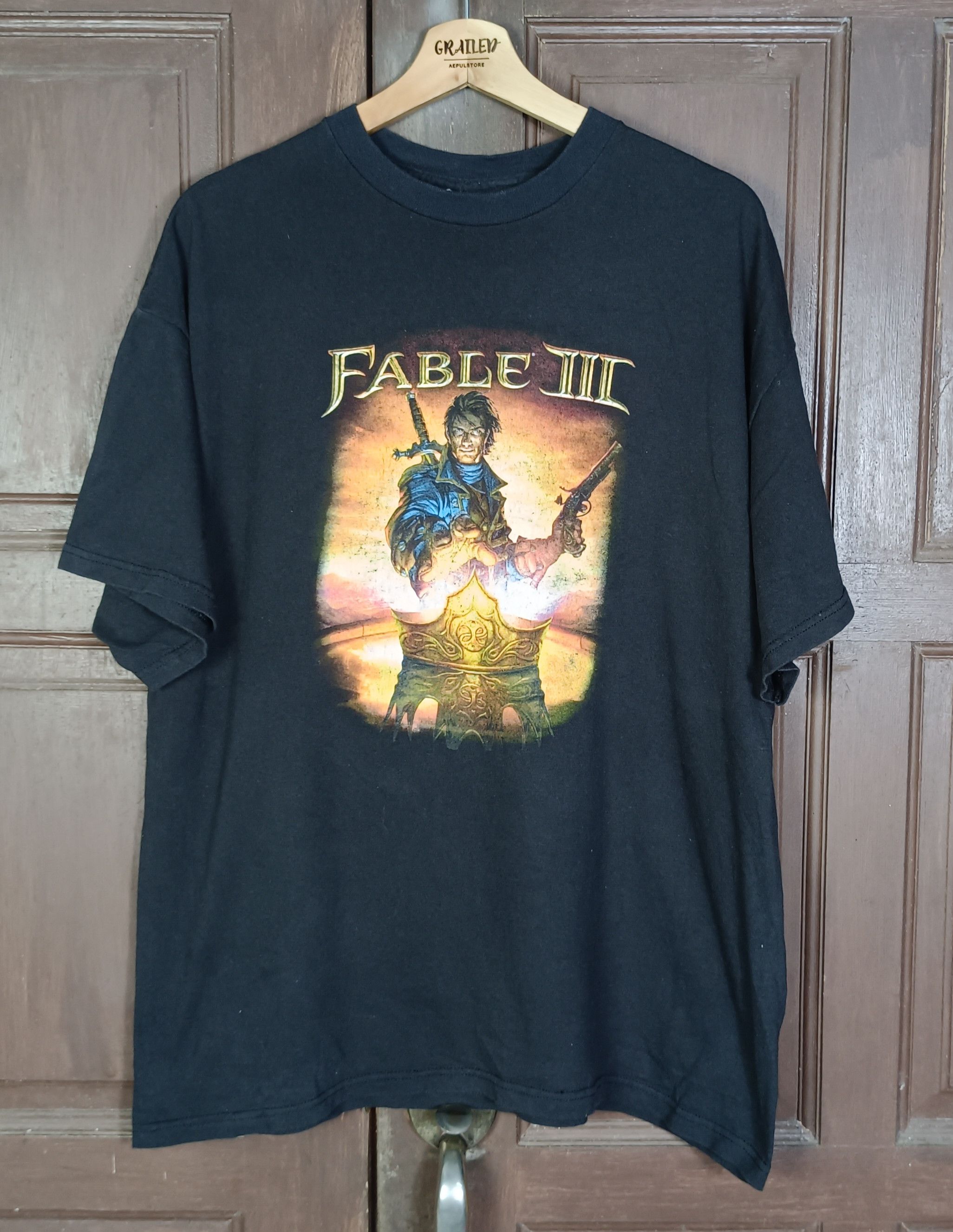 Playstation Very Rare Design Vintage Video Game Fable III Xbox 360 Size US XL / EU 56 / 4 - 1 Thumbnail