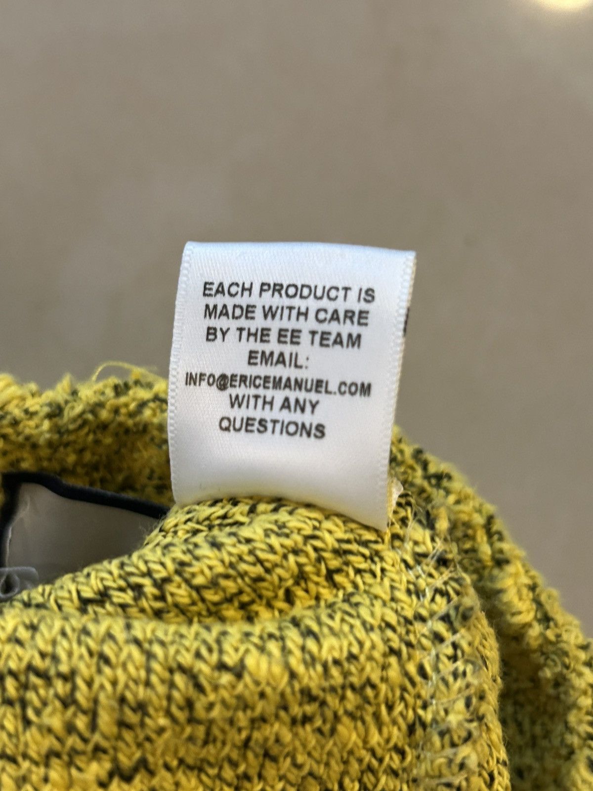 Eric Emanuel Eric Emanuel Yellow Boucle Sweatpants Size US 34 / EU 50 - 4 Thumbnail