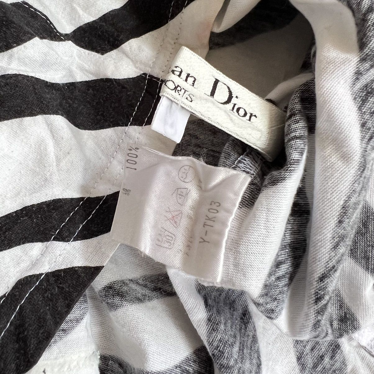 Christian Dior Monsieur Vintage Dior Zebra T-Shirt Size M / US 6-8 / IT 42-44 - 5 Thumbnail