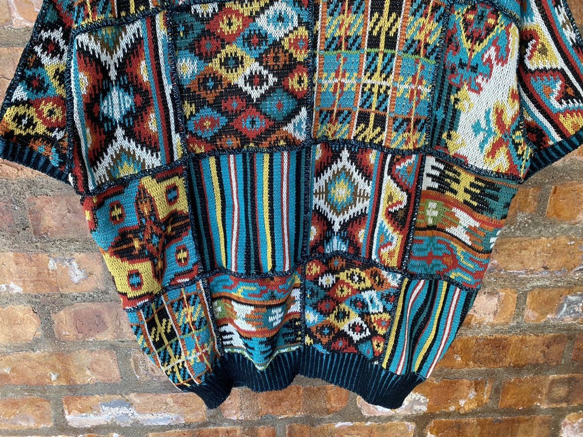 Yoshiyuki Konishi 1980sYoshiyuki Konishi FICCE iconic patchwork knit Size US L / EU 52-54 / 3 - 4 Thumbnail