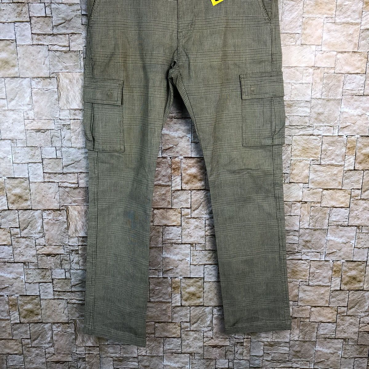 Beams Plus Beams Grey Checkred Cargo Multipocket Pants #A584 Size US 31 - 3 Thumbnail