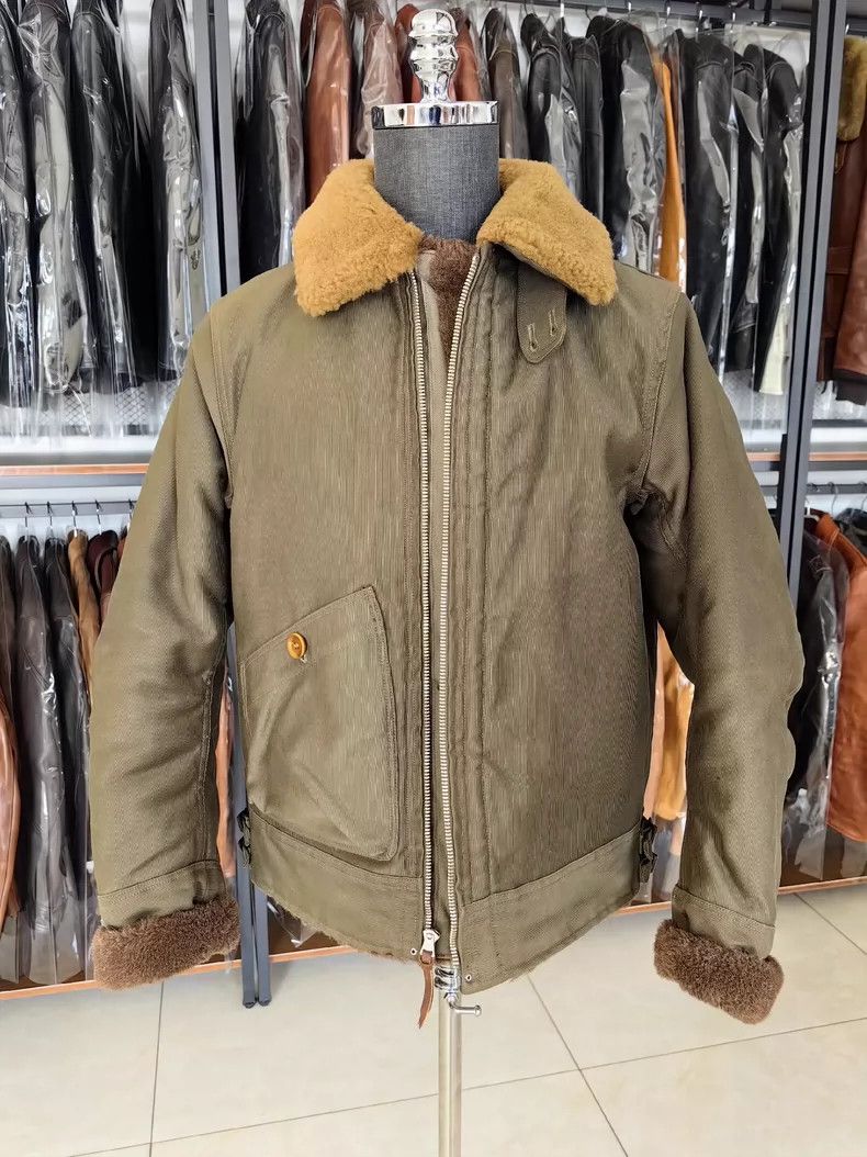 Freewheelers freewheelers S3 Classic Green jacket 2504-Nextarrow Size US XXS / EU 40 - 1 Thumbnail