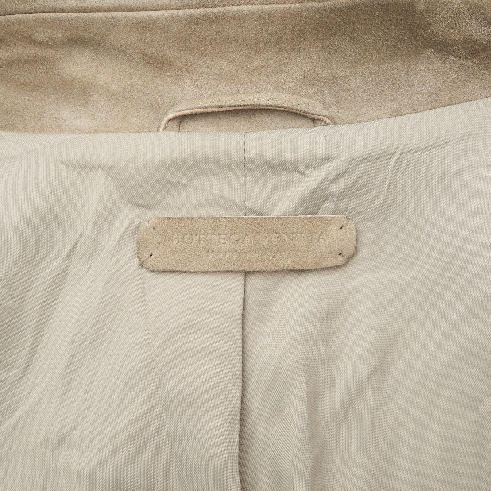Bottega Veneta BOTTEGA VENETA Gray Suede Leather Flight Bomber Jacket Size US M / EU 48-50 / 2 - 7 Thumbnail