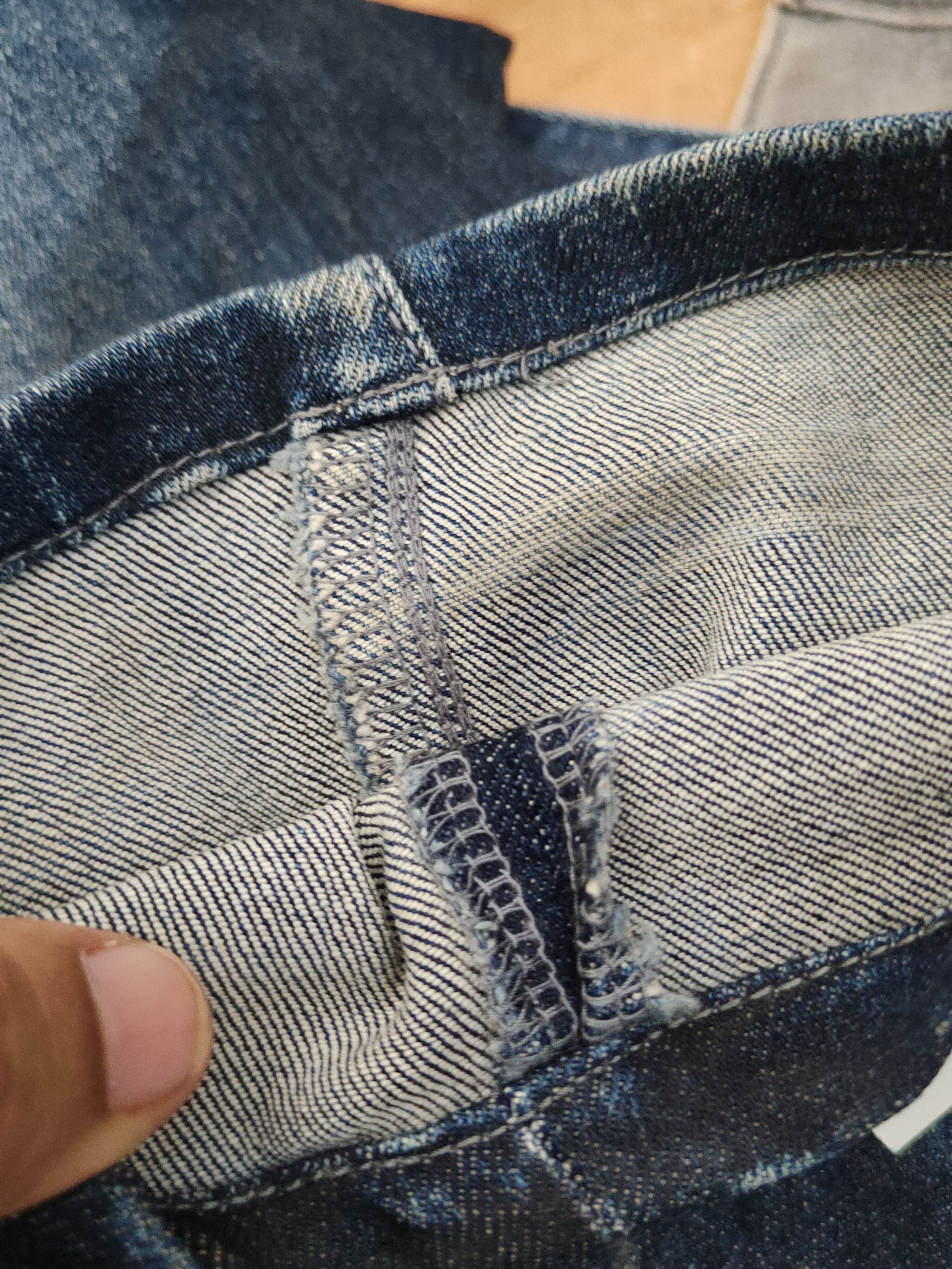 Tornado Mart Tornado Mart Dark Blue Distressed Ripped denim Jeans #W1587 Size US 32 / EU 48 - 16 Thumbnail