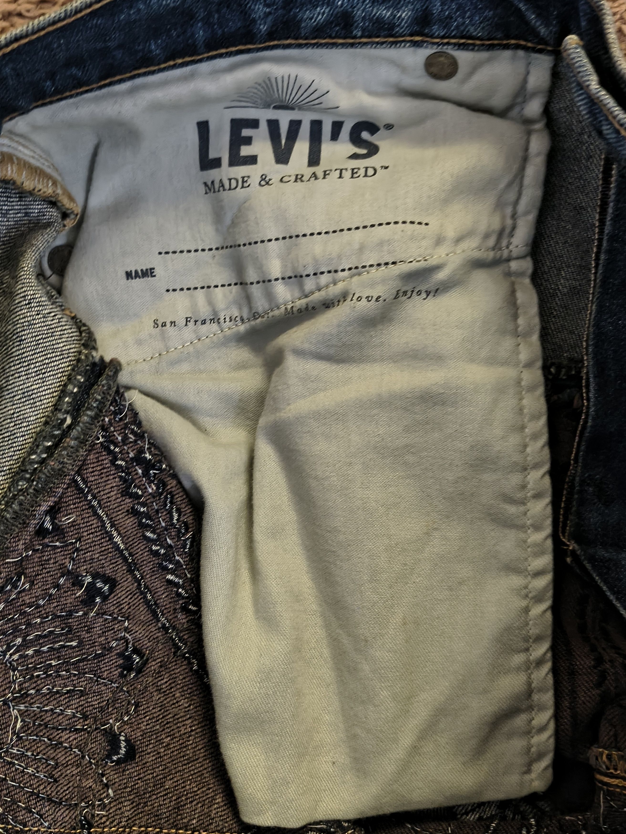 Levi's Made & Crafted Levi's 511 made and crafted in Japan selvage denim 36x32 Size US 36 / EU 52 - 13 Thumbnail