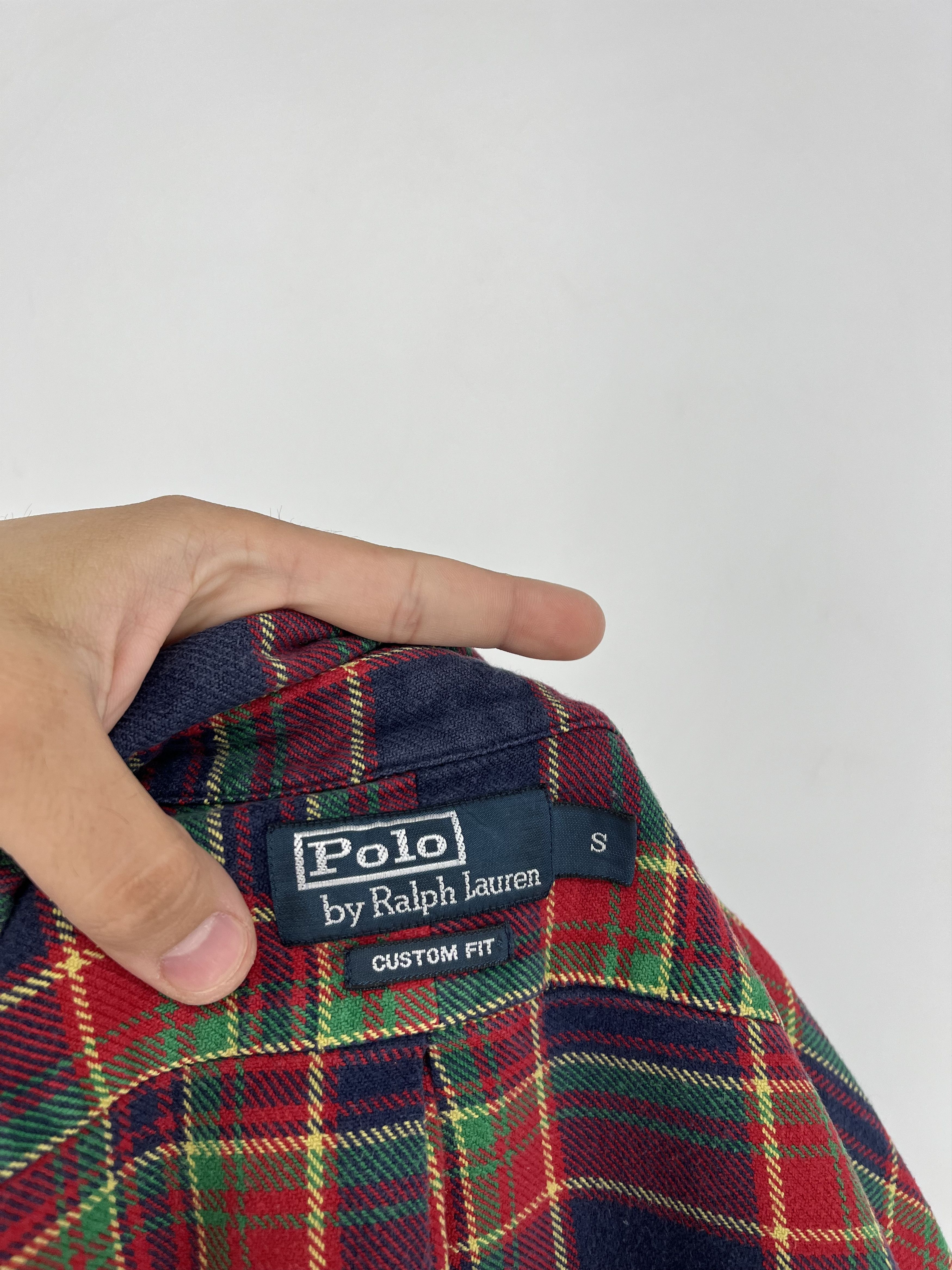 Polo Ralph Lauren × Ralph Lauren Vintage Flannel Polo Raplh Lauren Plaid Shirt Travis style Size US S / EU 44-46 / 1 - 11 Thumbnail